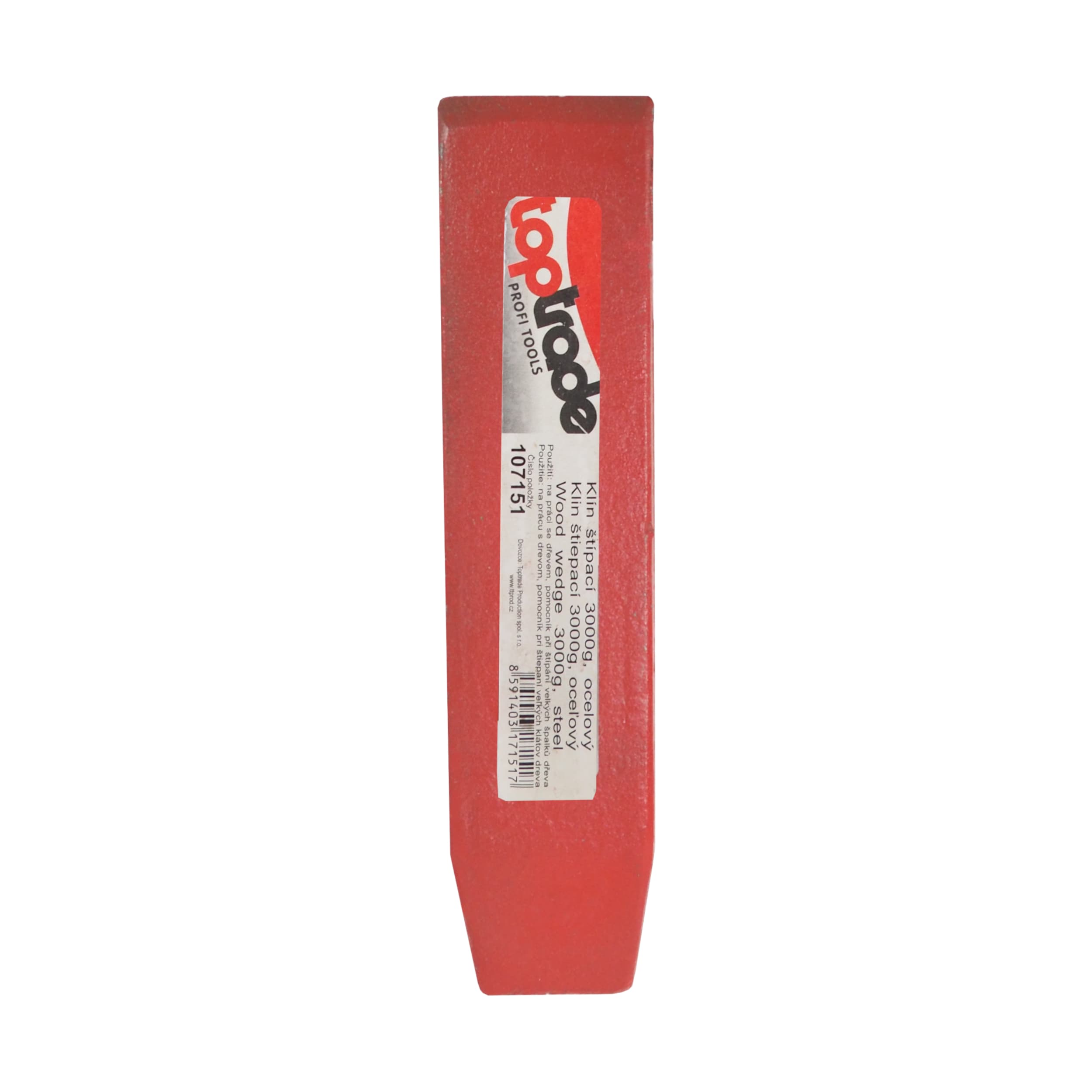 TOPTRADE štípací klín ocelový 3 kg - náhled 2