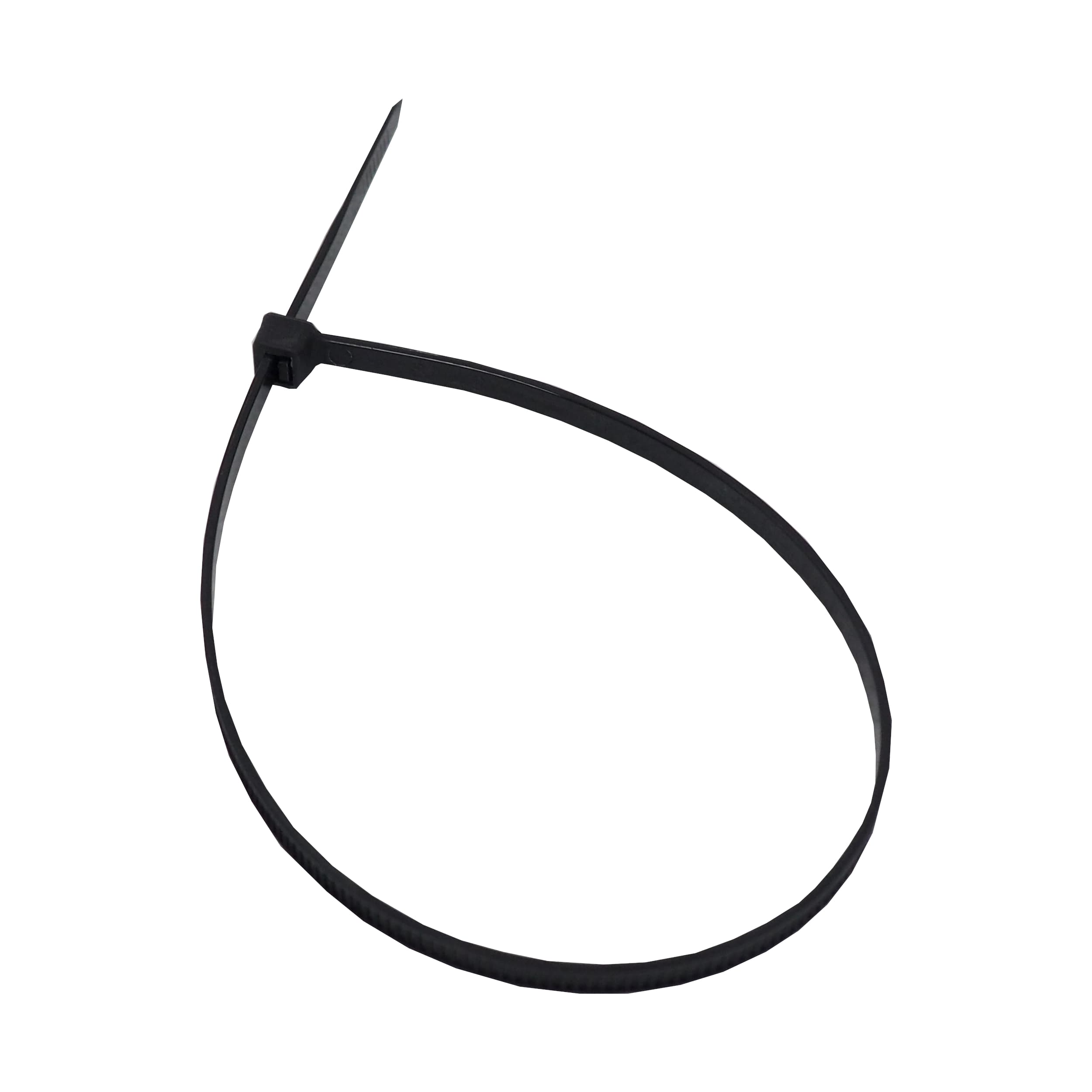 TOPTRADE stahovací pásky, černé, 400 × 7,6 mm, 50 ks - náhled 5