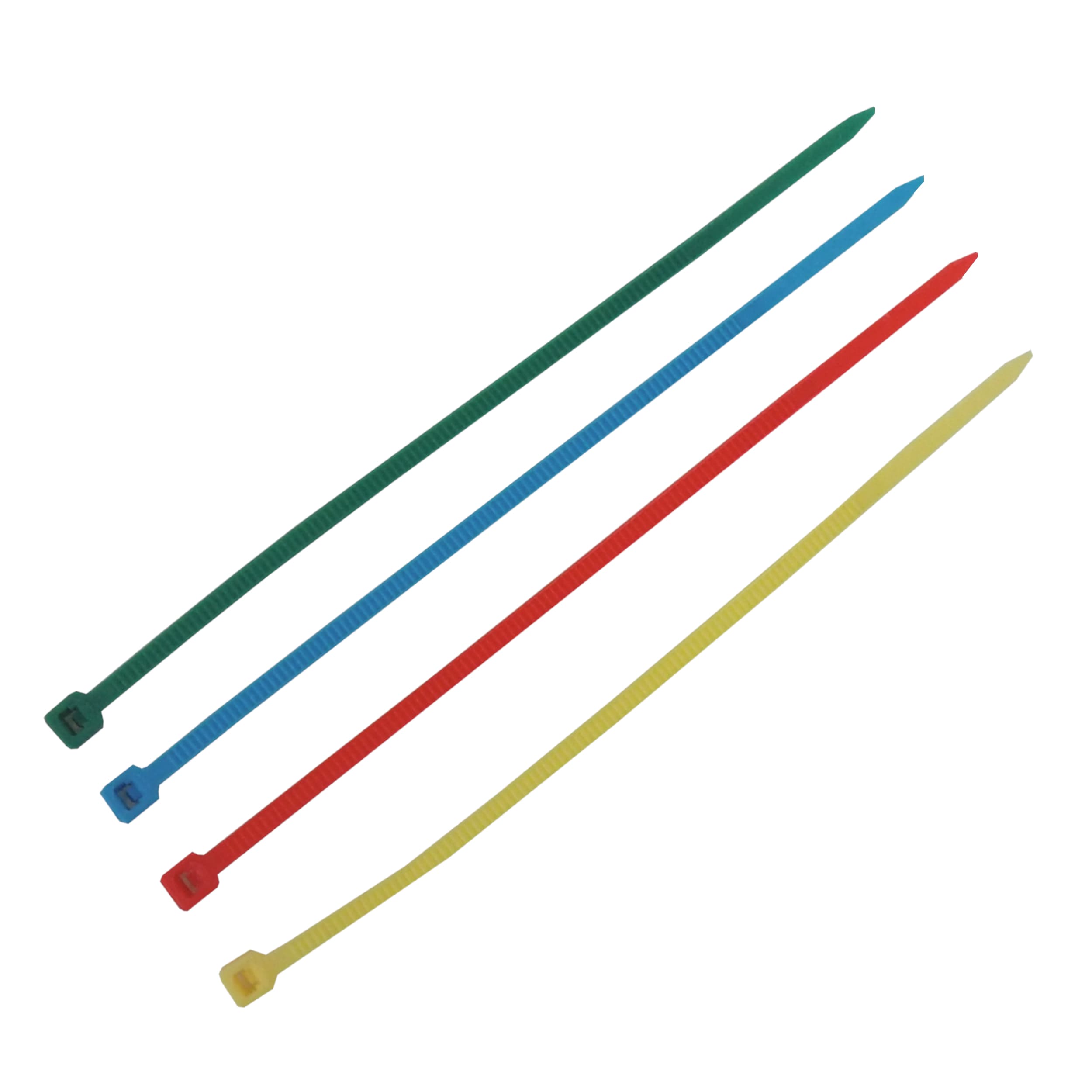TOPTRADE stahovací pásky, barevné, 200 × 3,6 mm, 100 ks - náhled 3