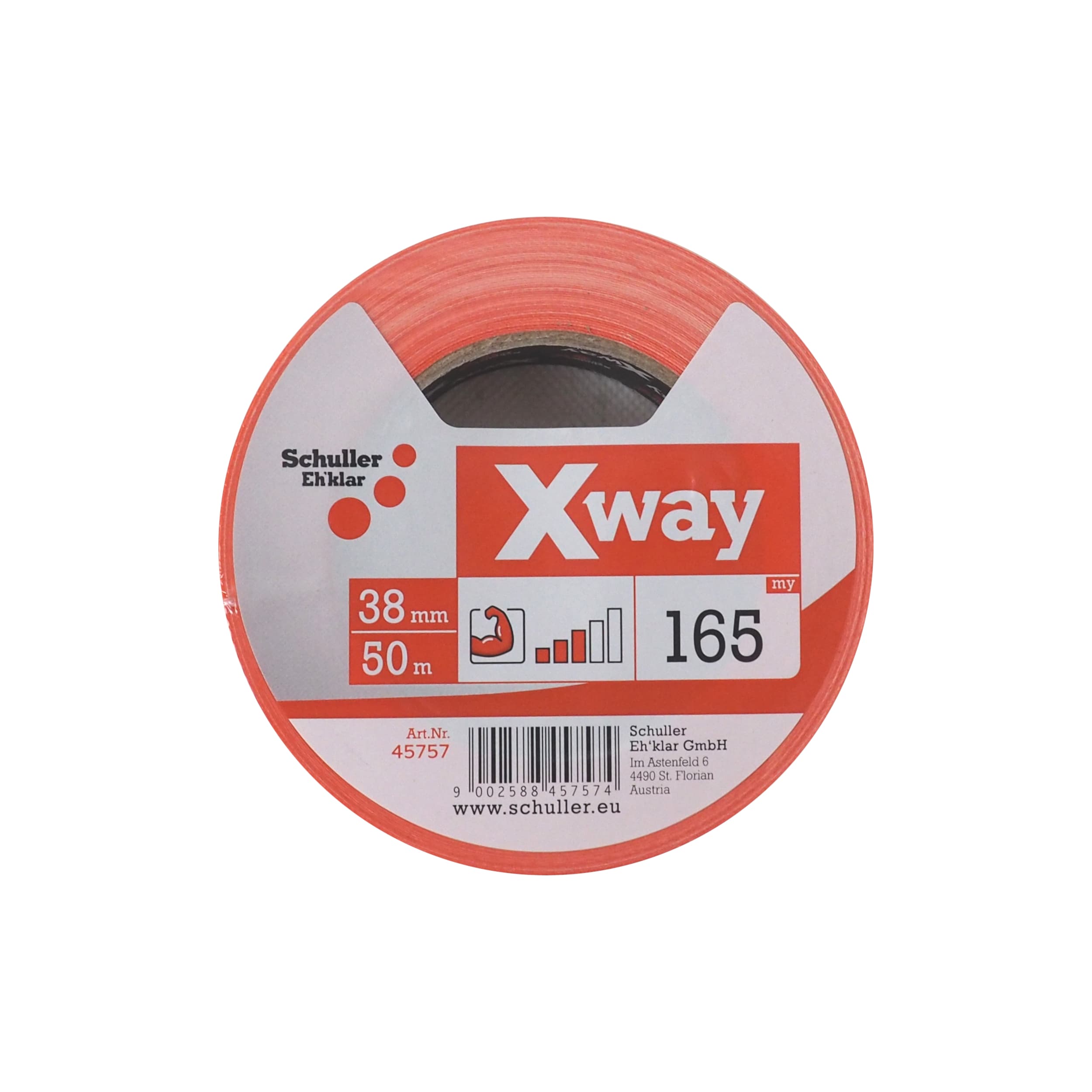Stavební tkaninová páska X-WAY, oranžová 38 mm × 50 m - náhled 2