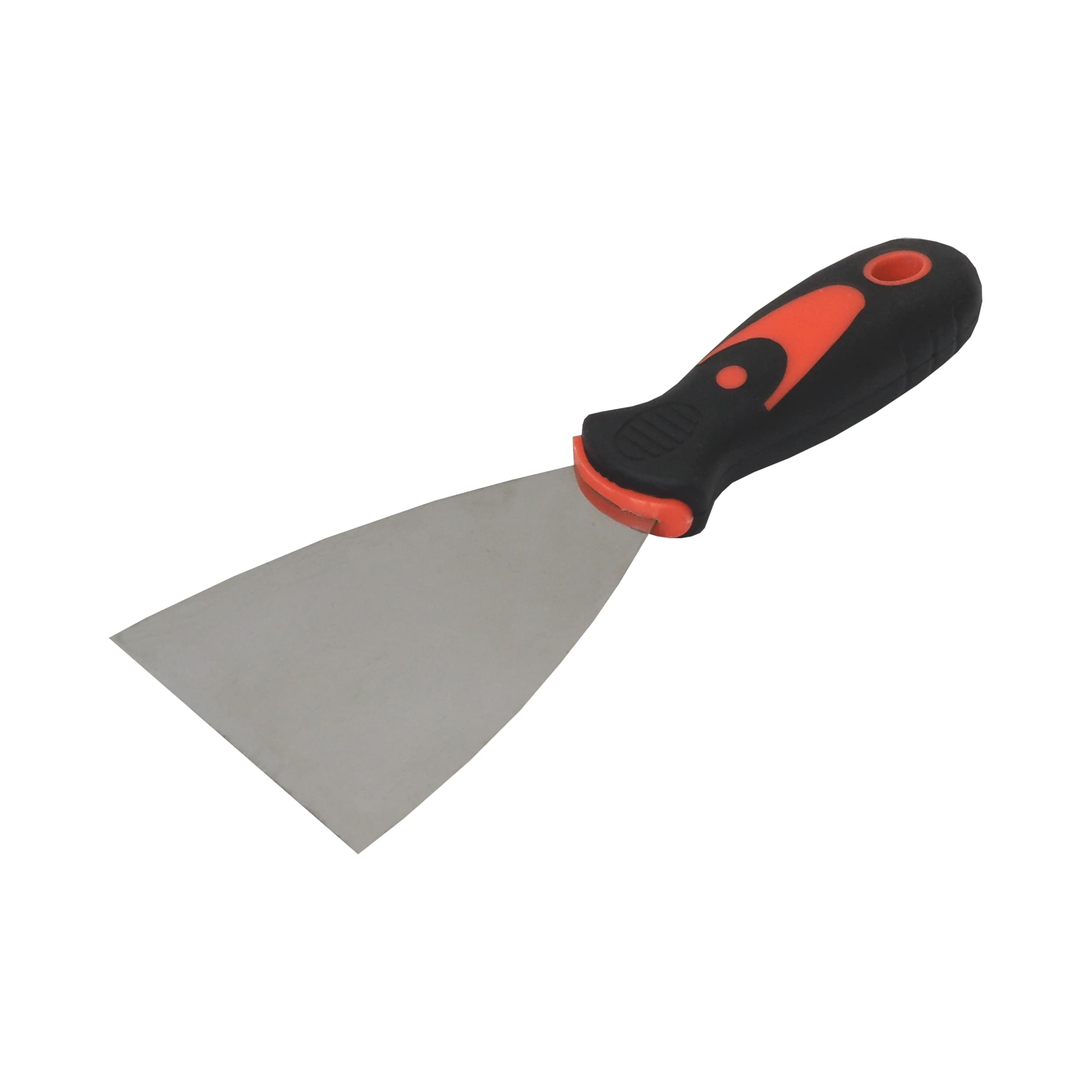 TOPTRADE špachtle nerezová s gumovou ergonomickou rukojetí 90 mm – profi - náhled 3