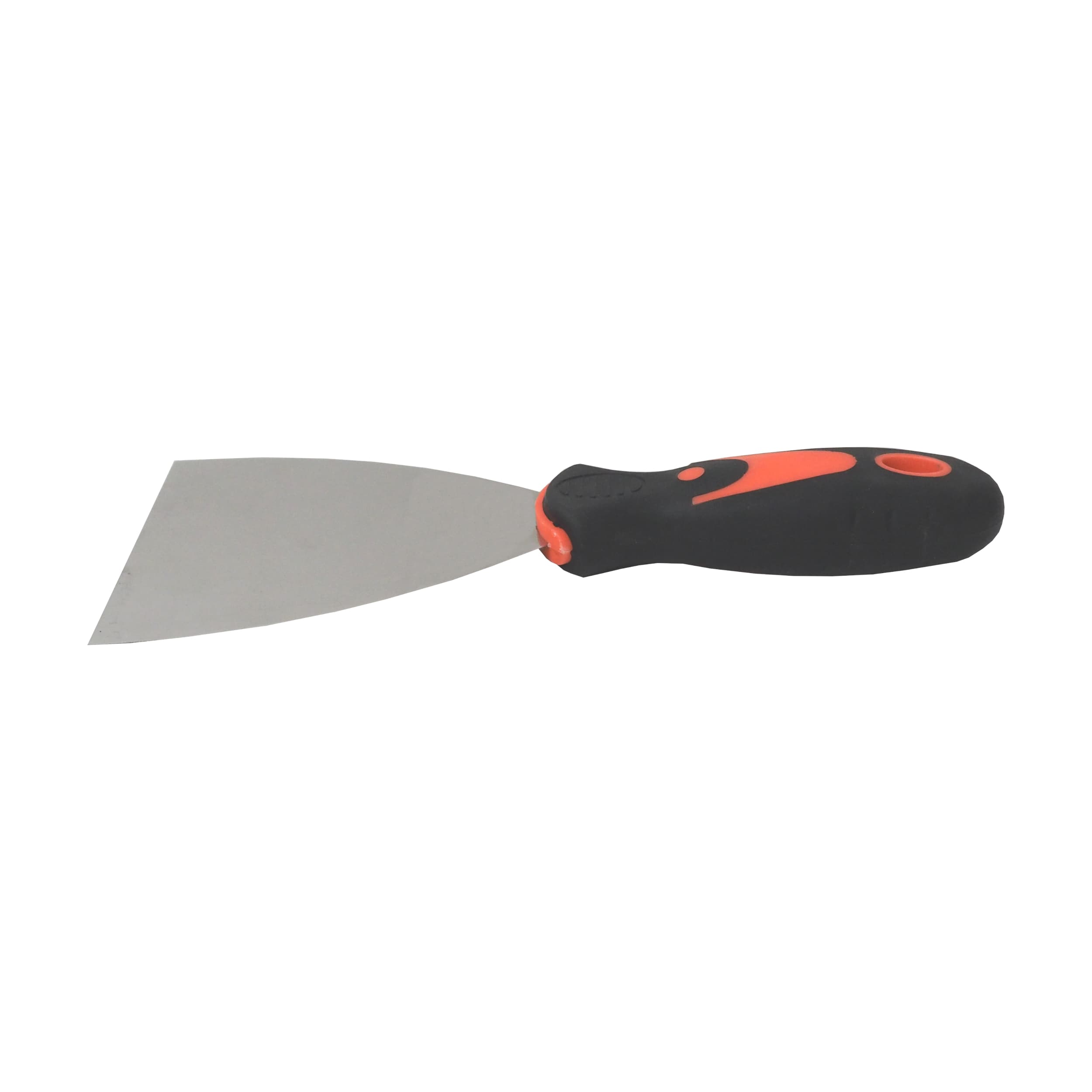 TOPTRADE nerezová špachtle 100 mm, ergonomická gumová rukojeť, profi - náhled 4