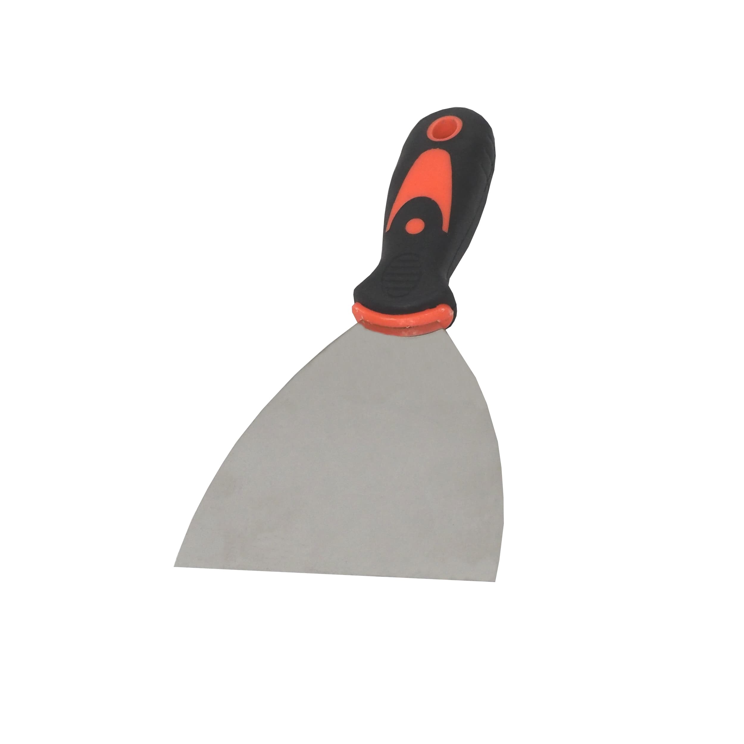 TOPTRADE nerezová špachtle 100 mm, ergonomická gumová rukojeť, profi - náhled 5