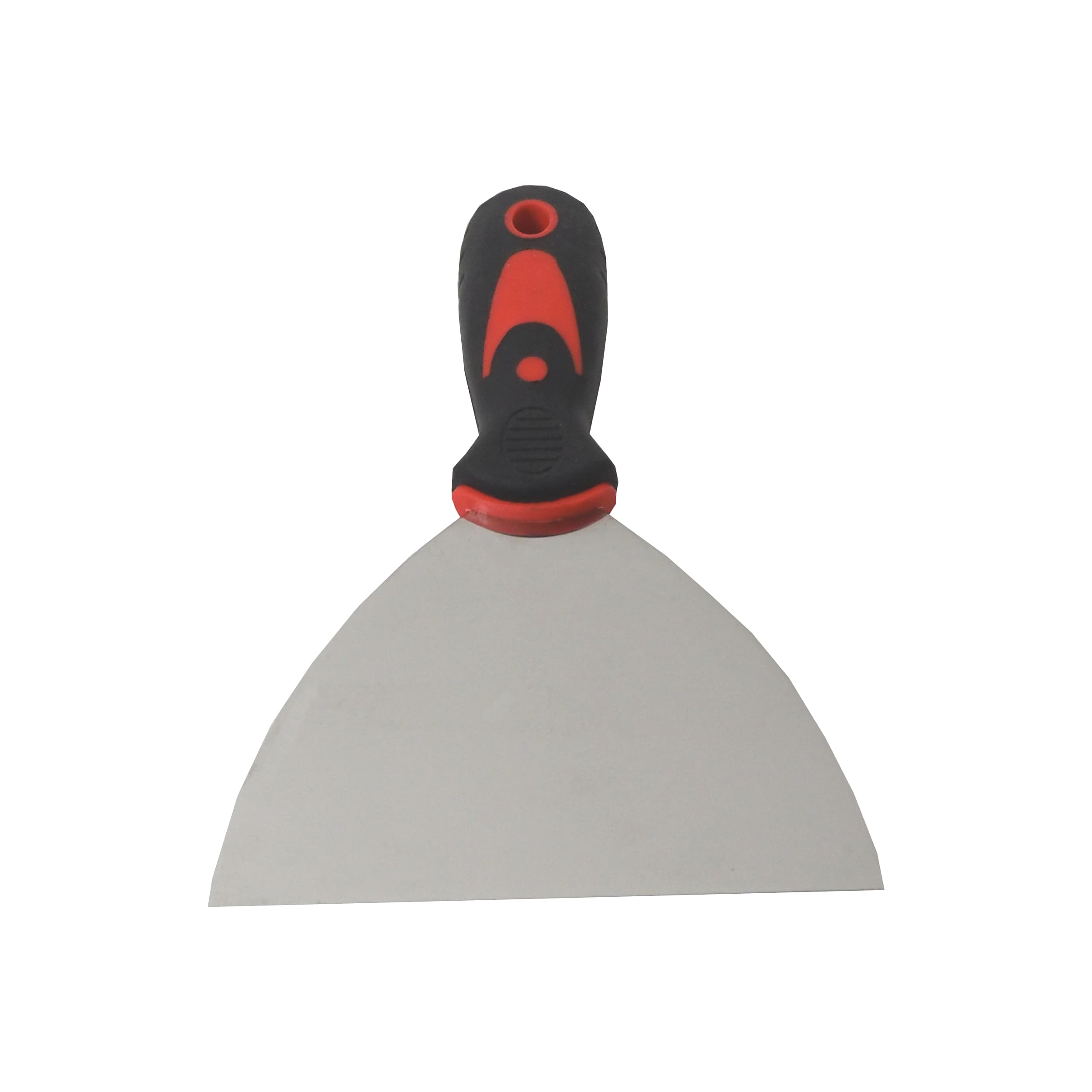 TOPTRADE špachtle nerezová 125 mm s ergonomickou gumovou rukojetí - náhled 3