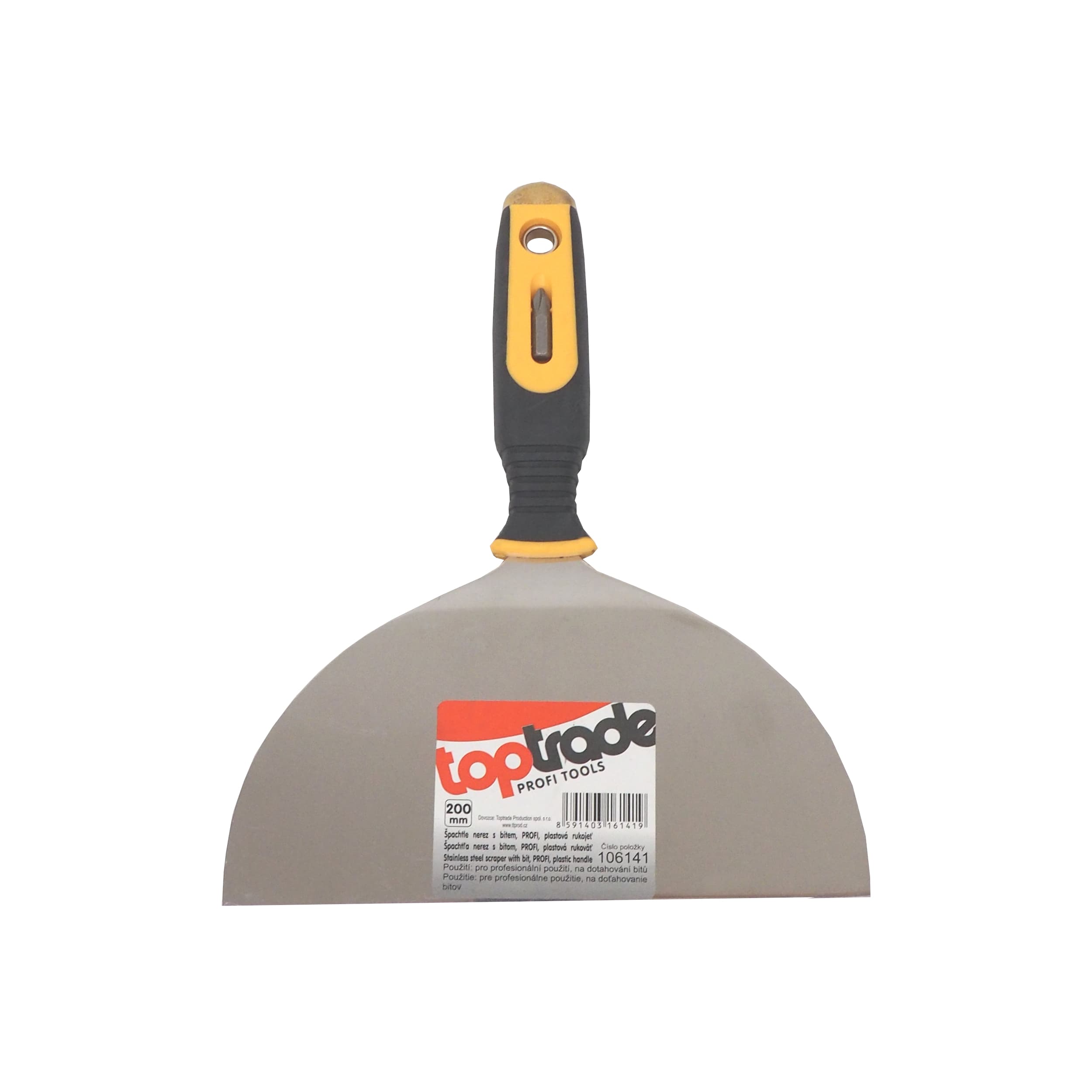 TOPTRADE špachtle na sádrokarton 200 mm - náhled 2