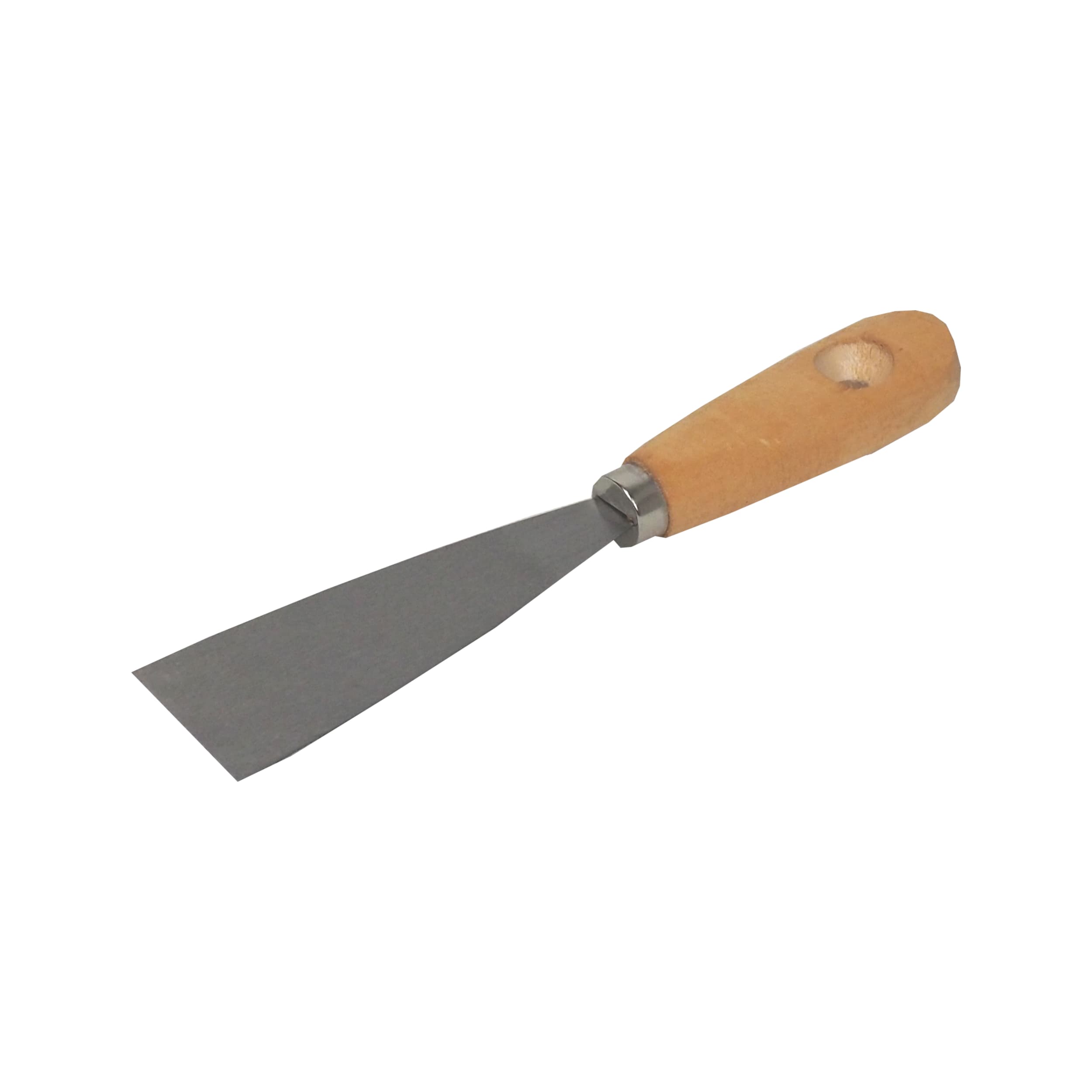 TOPTRADE špachtle ocelová 30 mm, dřevěná rukojeť, hobby - náhled 2