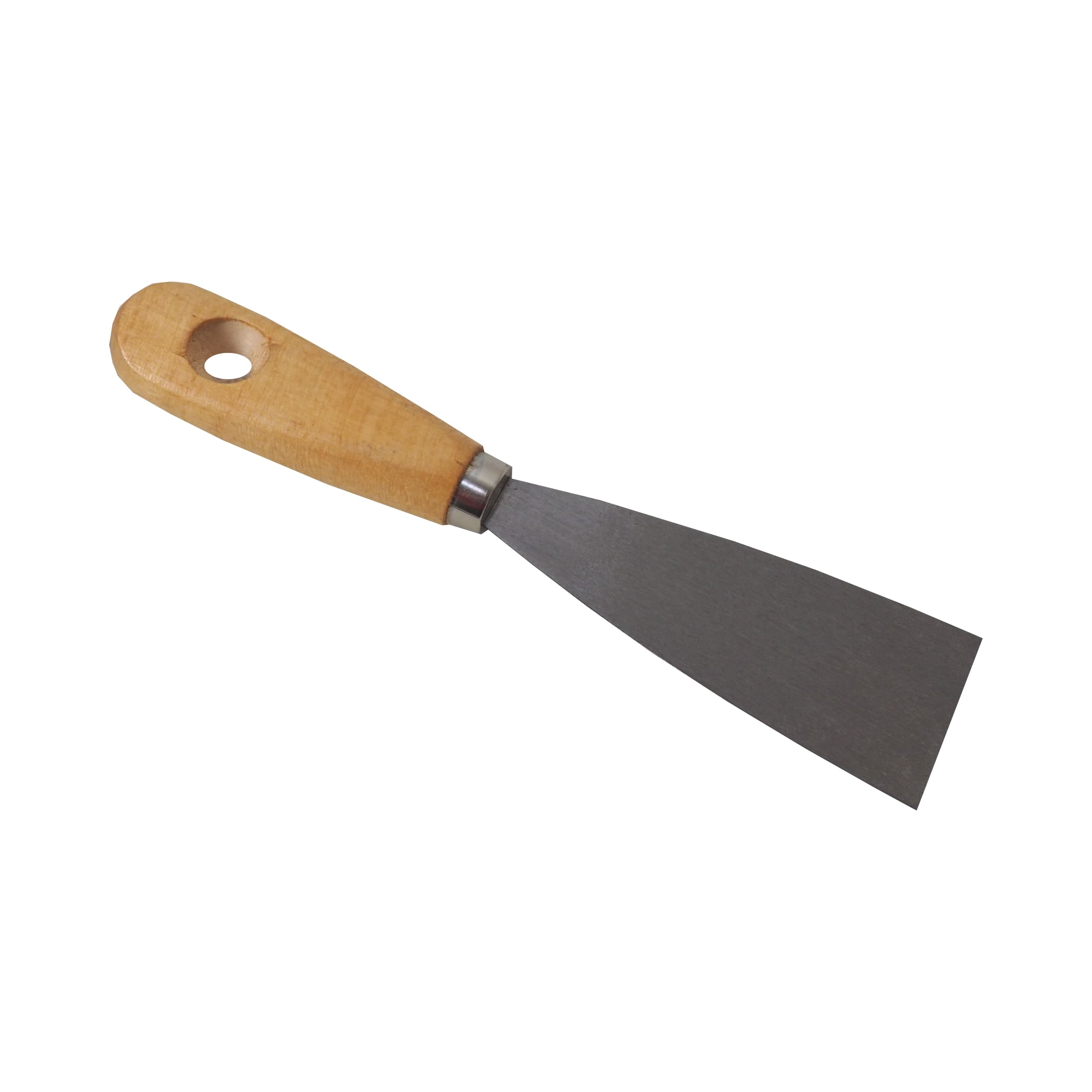 TOPTRADE špachtle ocelová 40 mm, dřevěná rukojeť (hobby) - náhled 4