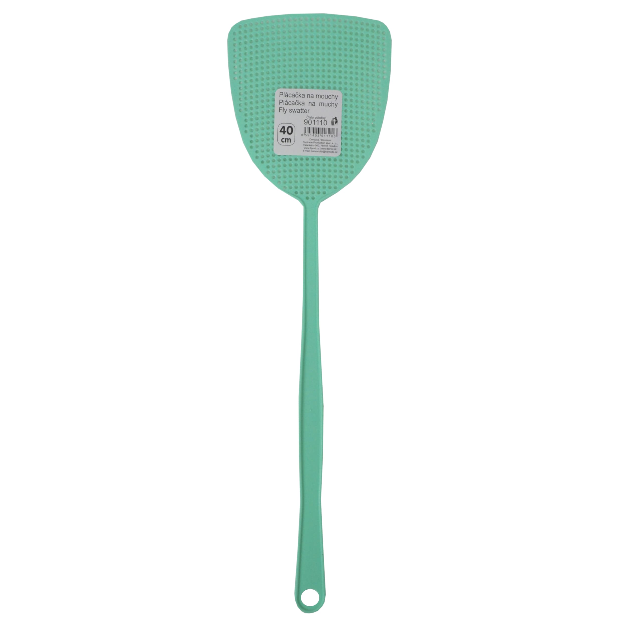 TOPTRADE plácačka na mouchy 40 cm – mix barev - náhled 2
