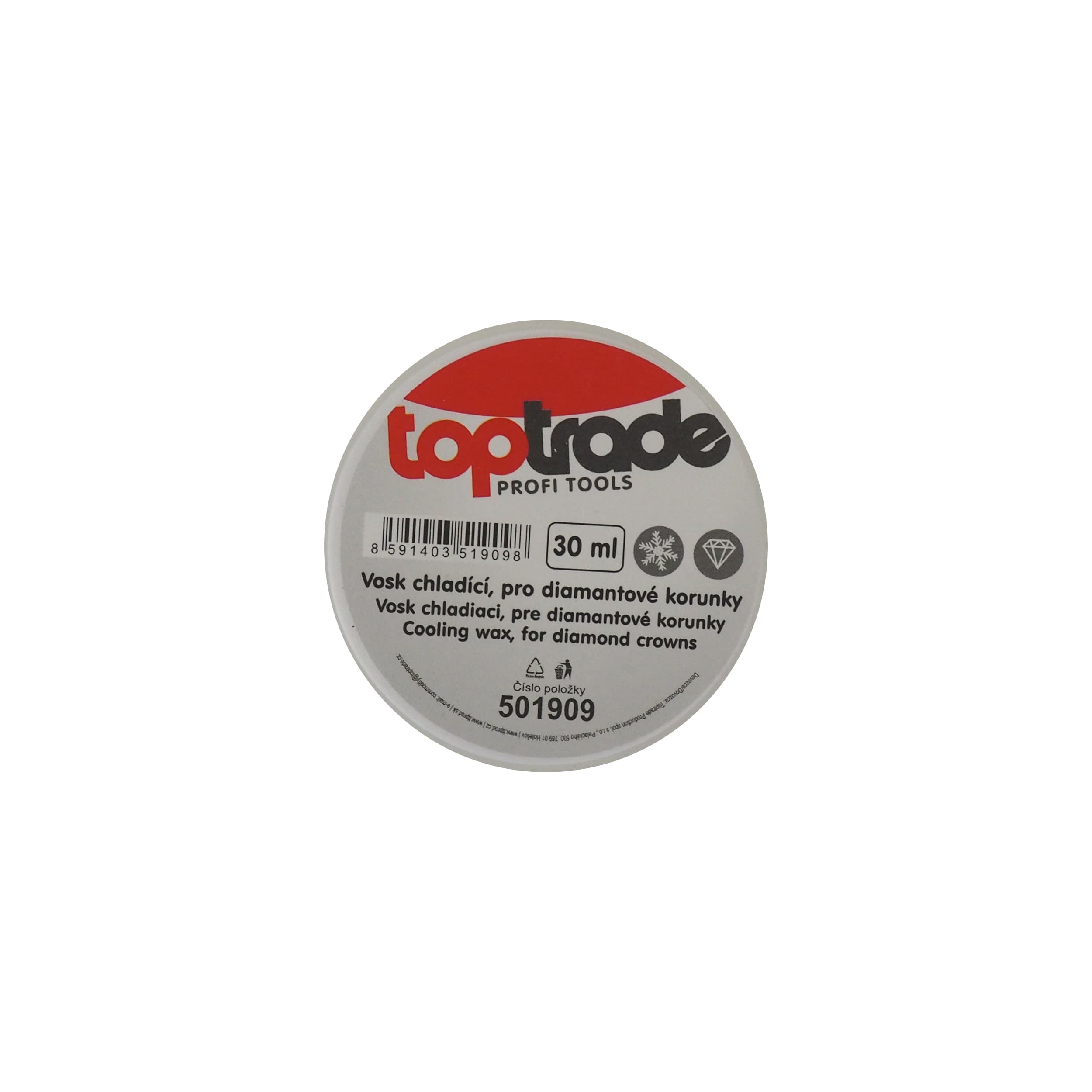 TOPTRADE chladicí vosk pro diamantové korunky 30 ml - náhled 4