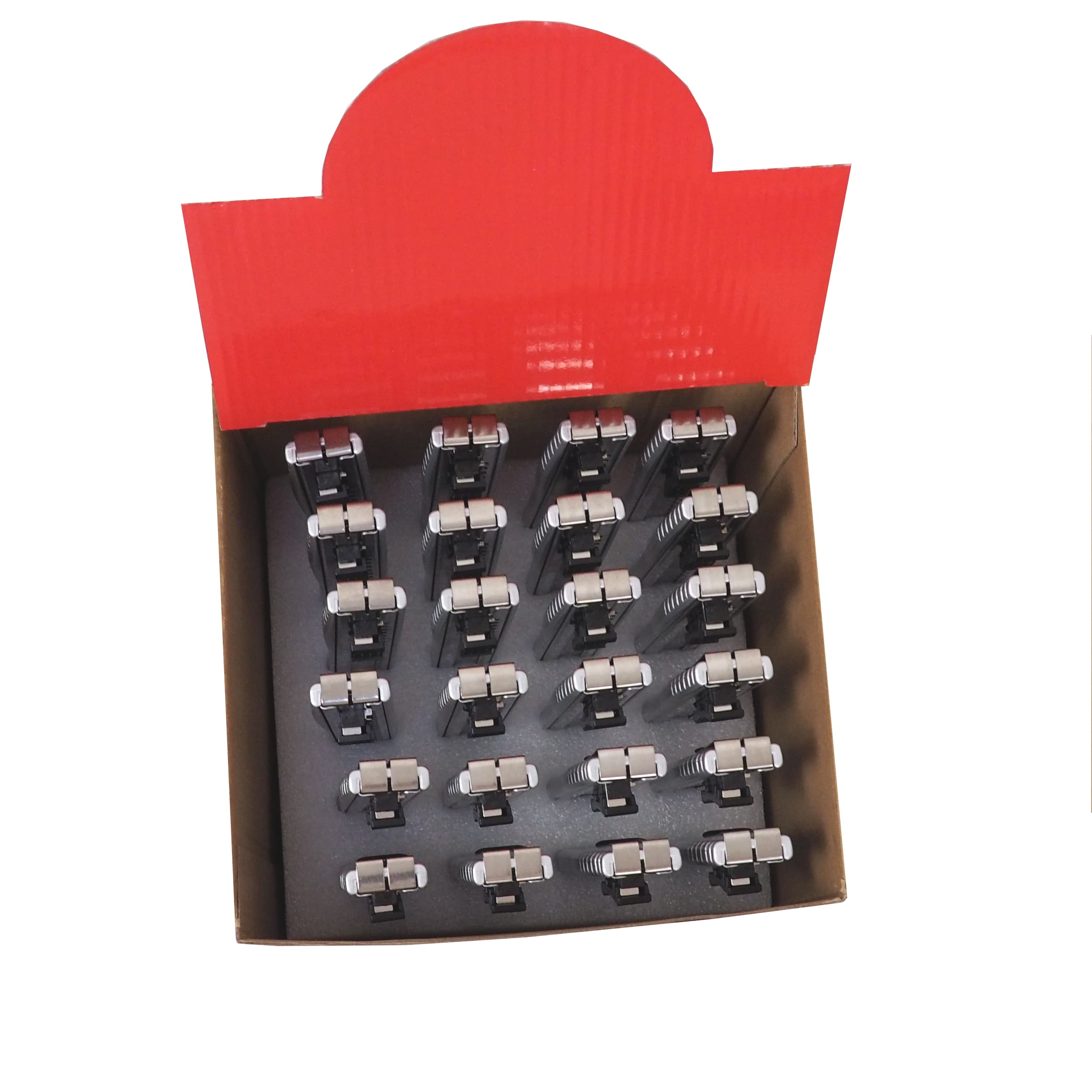 TOPTRADE odlamovací nůž 18 mm, hliníkový – prodejní box 24 ks - náhled 2