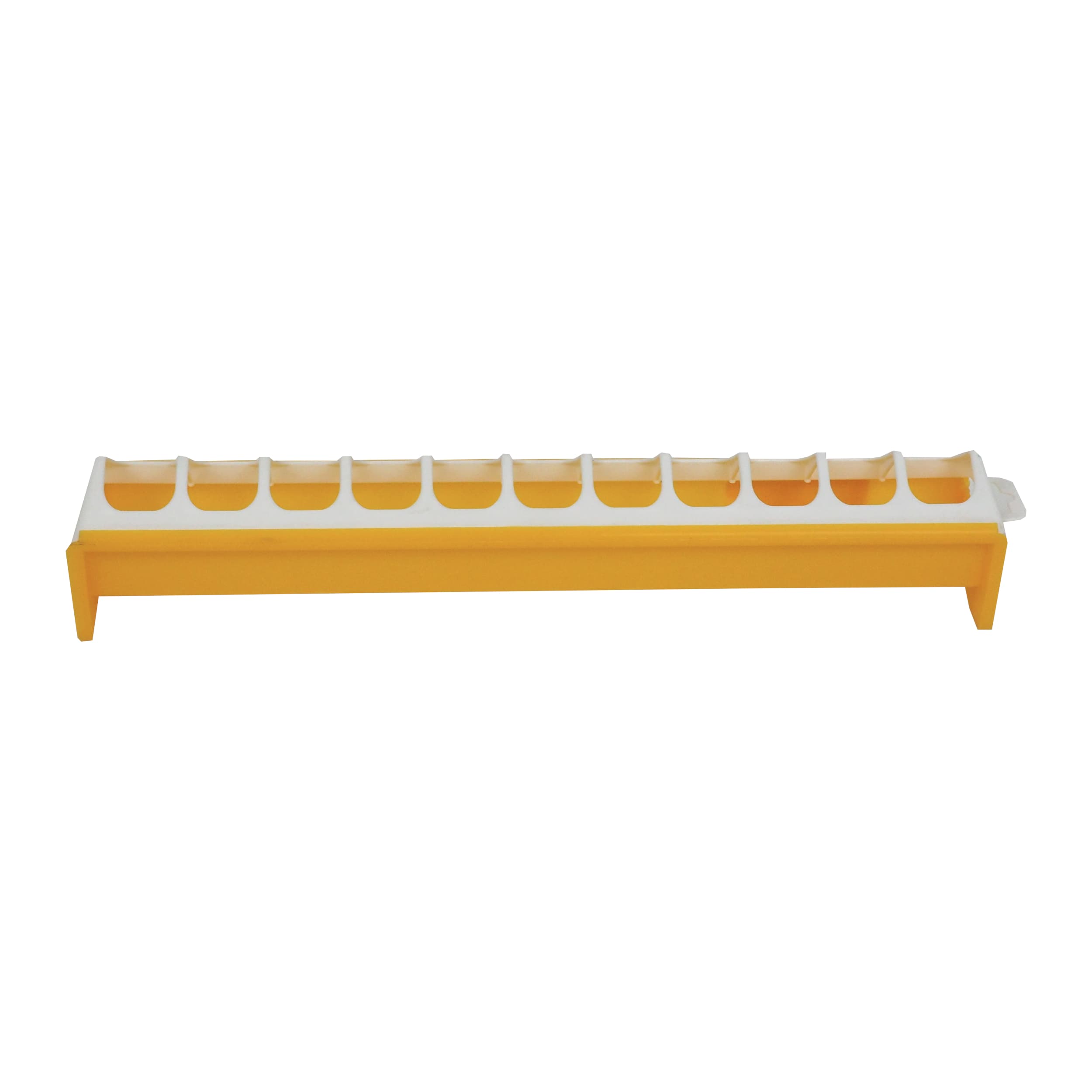 TOPTRADE krmítko plastové žlabové 400 mm – pro kuřata, kachňata a housata - náhled 2