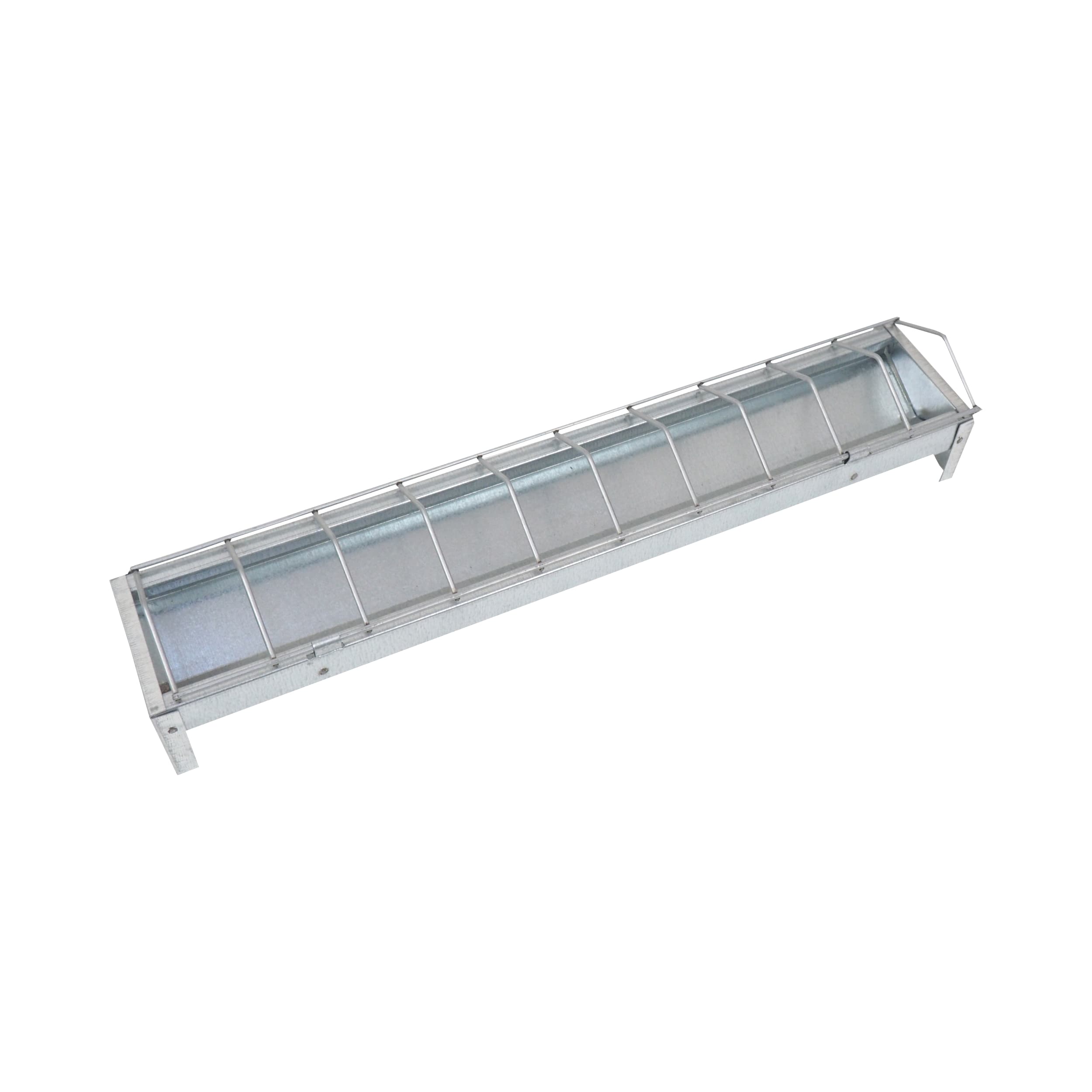 TOPTRADE krmítko pro mláďata – pozink, sklopná mřížka, 30 cm - náhled 5