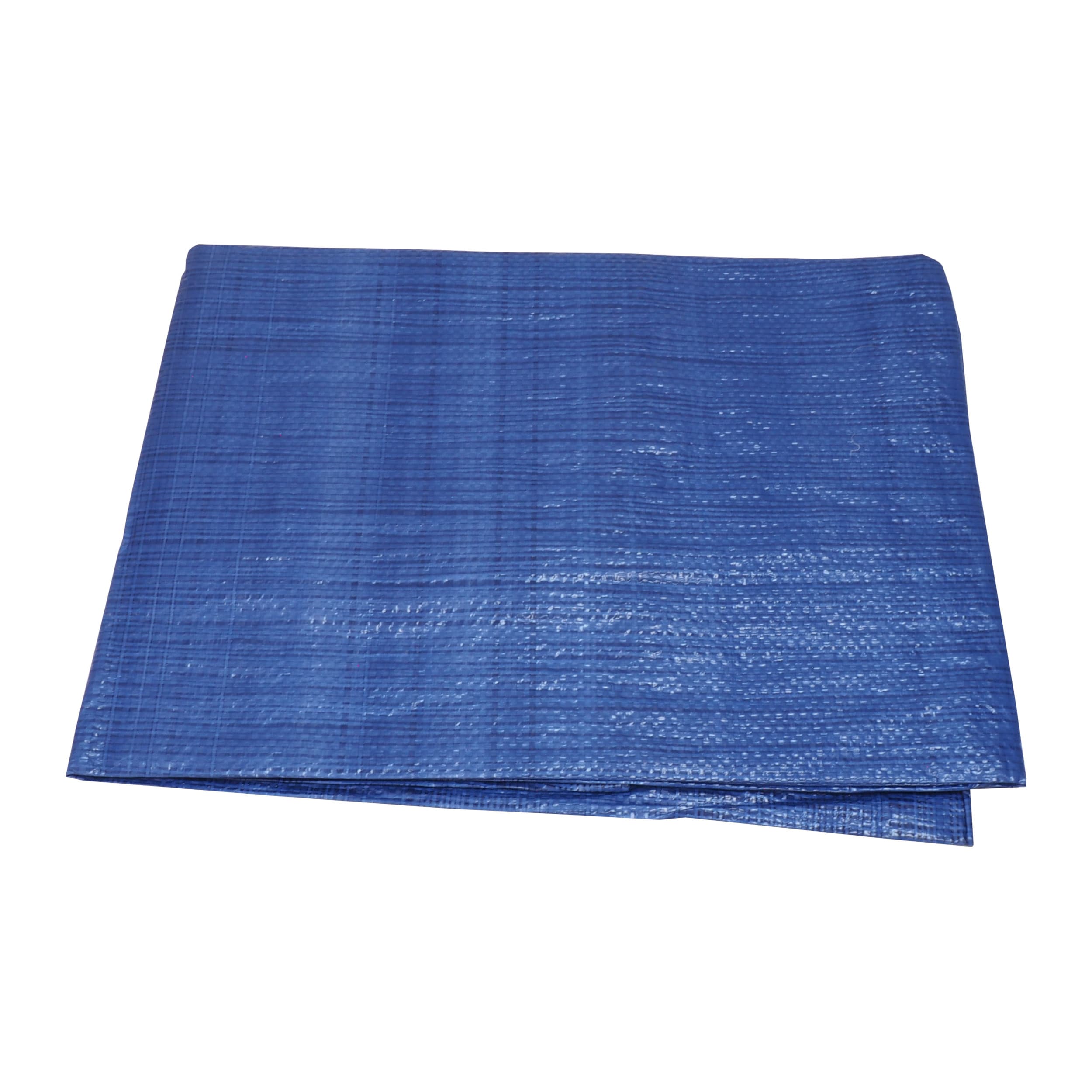 TOPTRADE krycí plachta modrá 2 × 2 m, kovová oka, standard