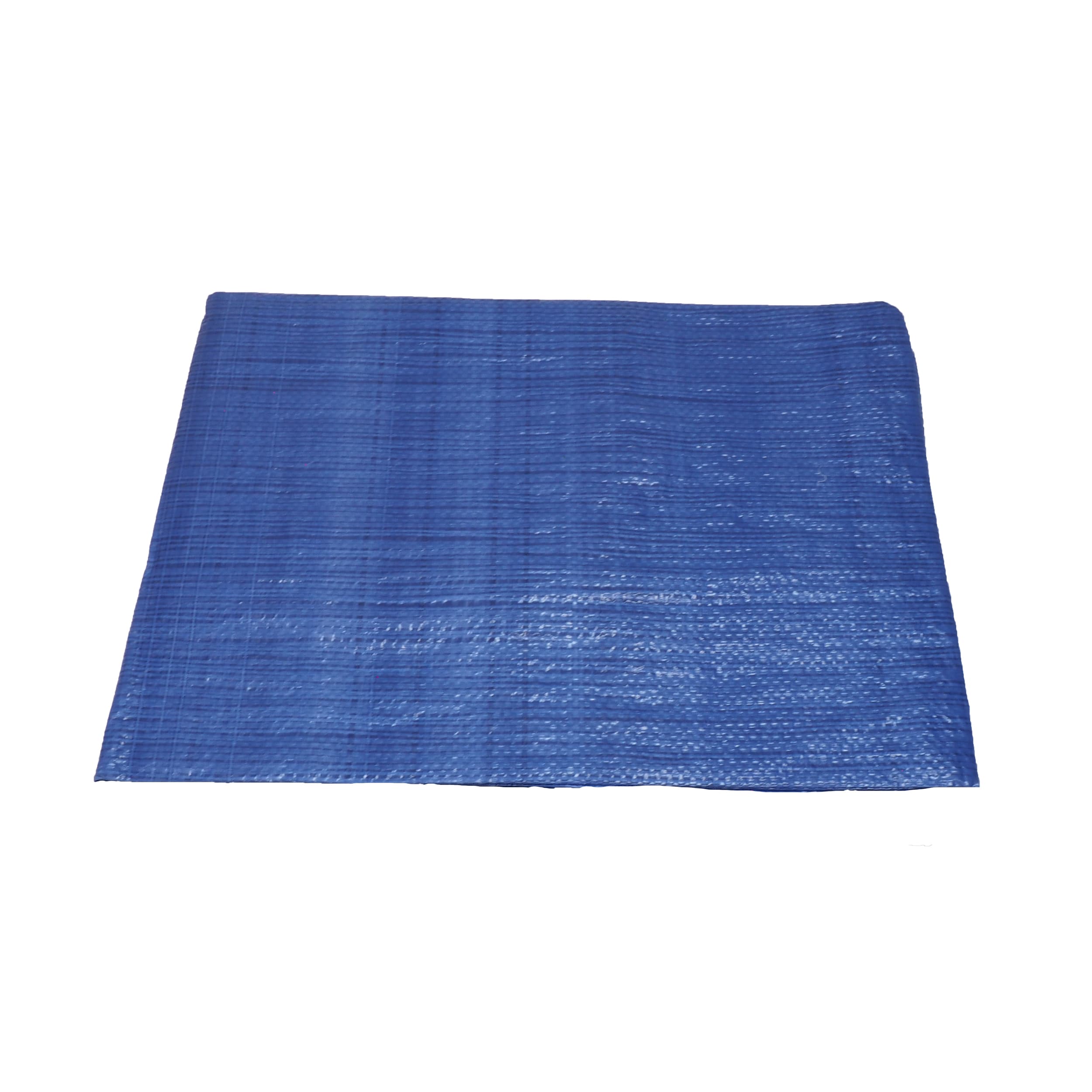 TOPTRADE krycí plachta, modrá, kovová oka, 2 × 8 m, Standard Plus