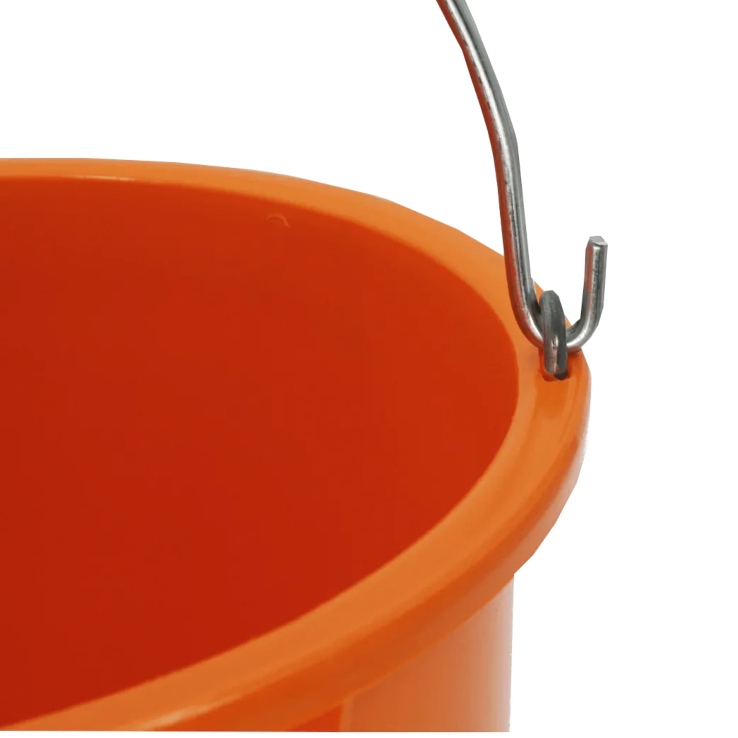 TOPTRADE plastové vědro 12 l – oranžové, extra pevné - náhled 4