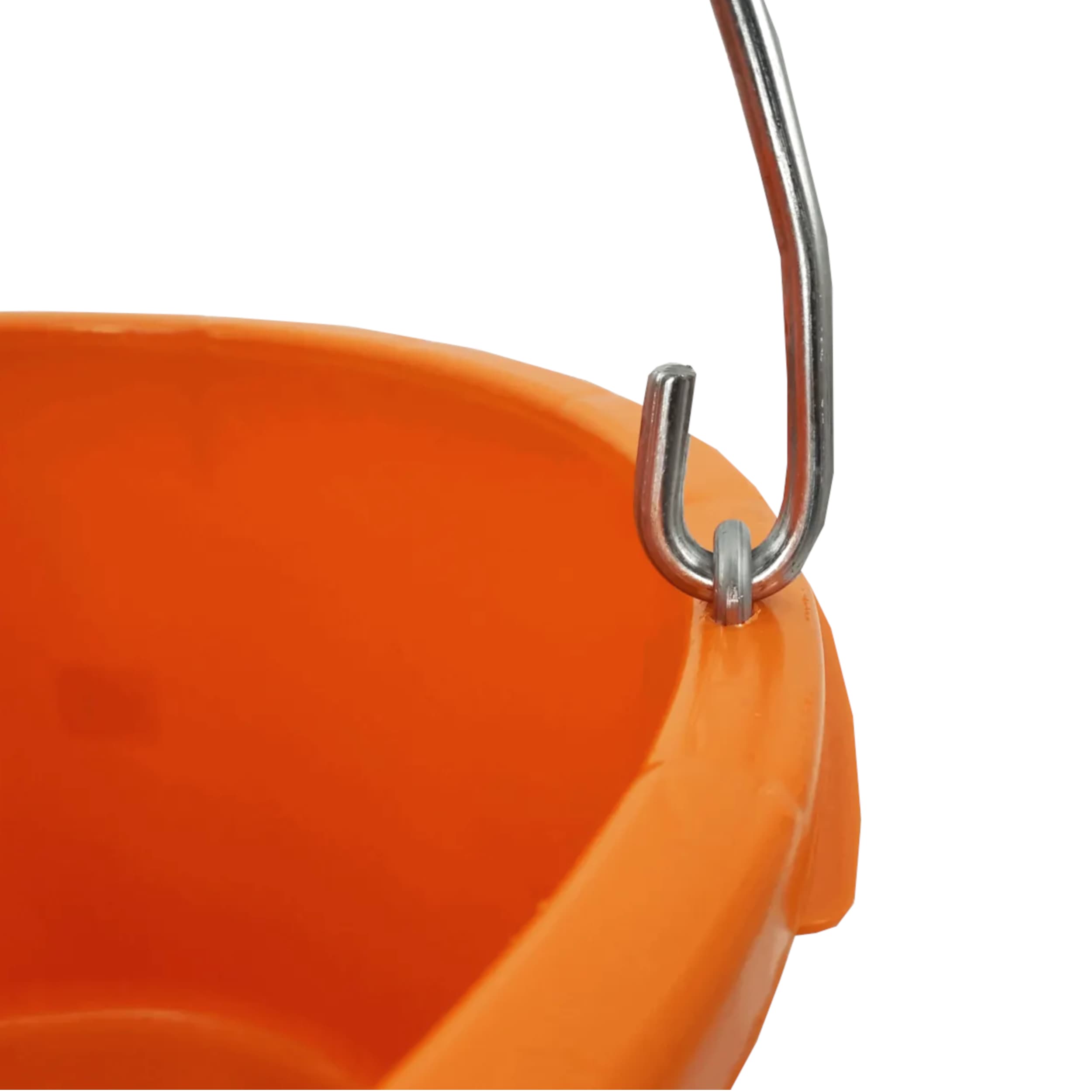 TOPTRADE plastová nádoba 40 l – extra pevná, oranžová - náhled 4