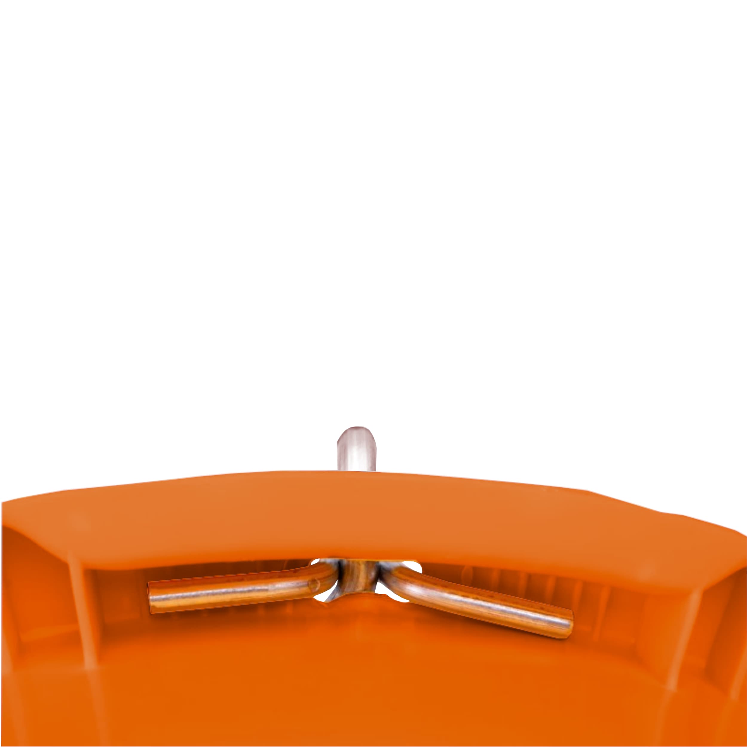 TOPTRADE plastová nádoba 40 l – extra pevná, oranžová - náhled 5