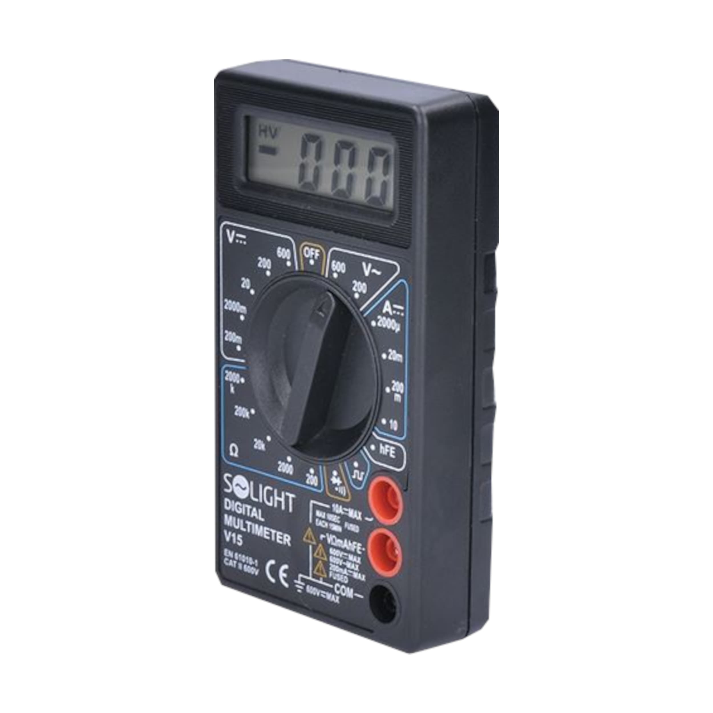 Digitální multimetr DC/AC 200 mV–600 V, 10 A – test diody, bzučák - náhled 4