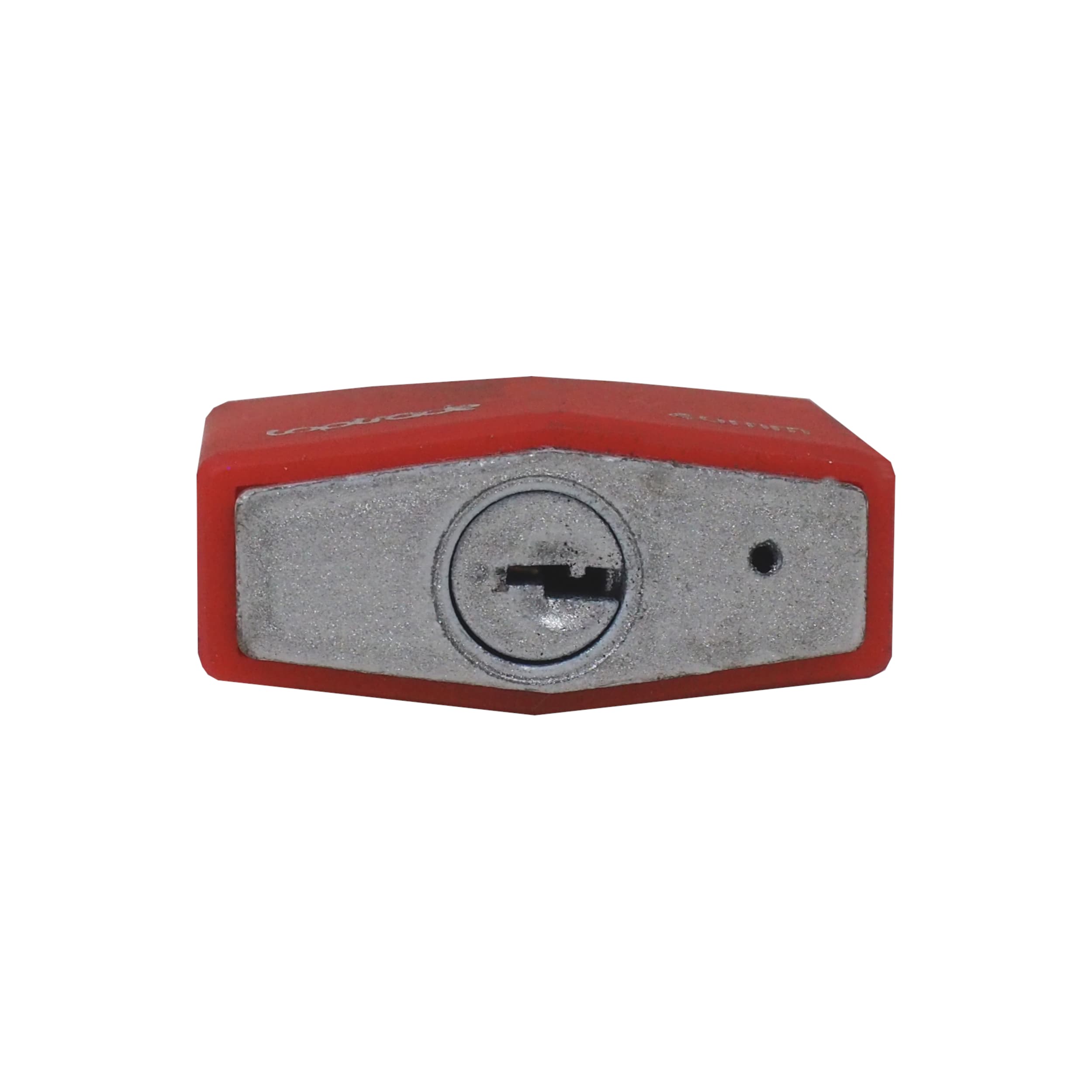 TOPTRADE visací zámek 40 mm, červený – 5 klíčů - náhled 4