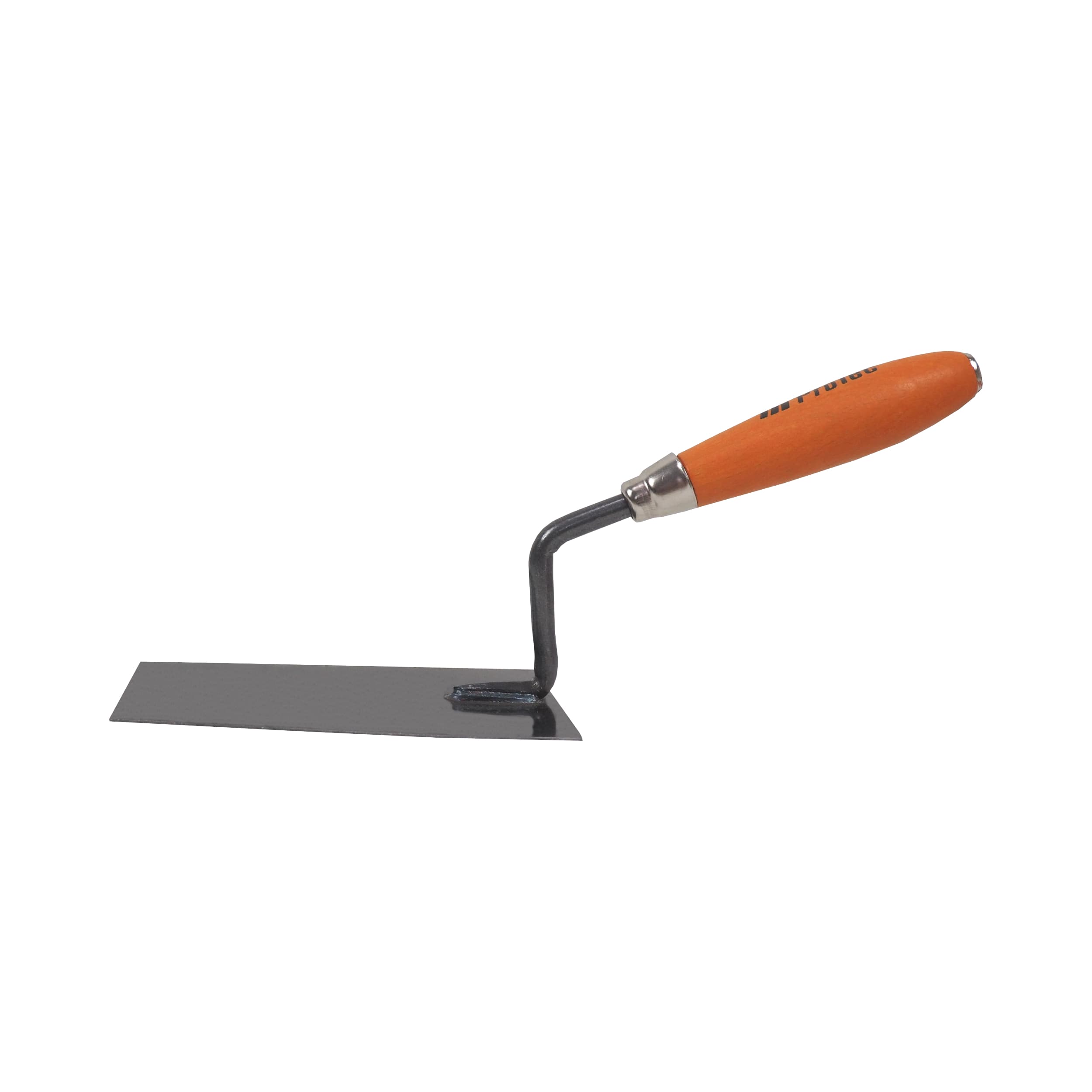 ProTec zednická lžíce, ocelová, 160 × 110 mm, černá – Profi - náhled 3