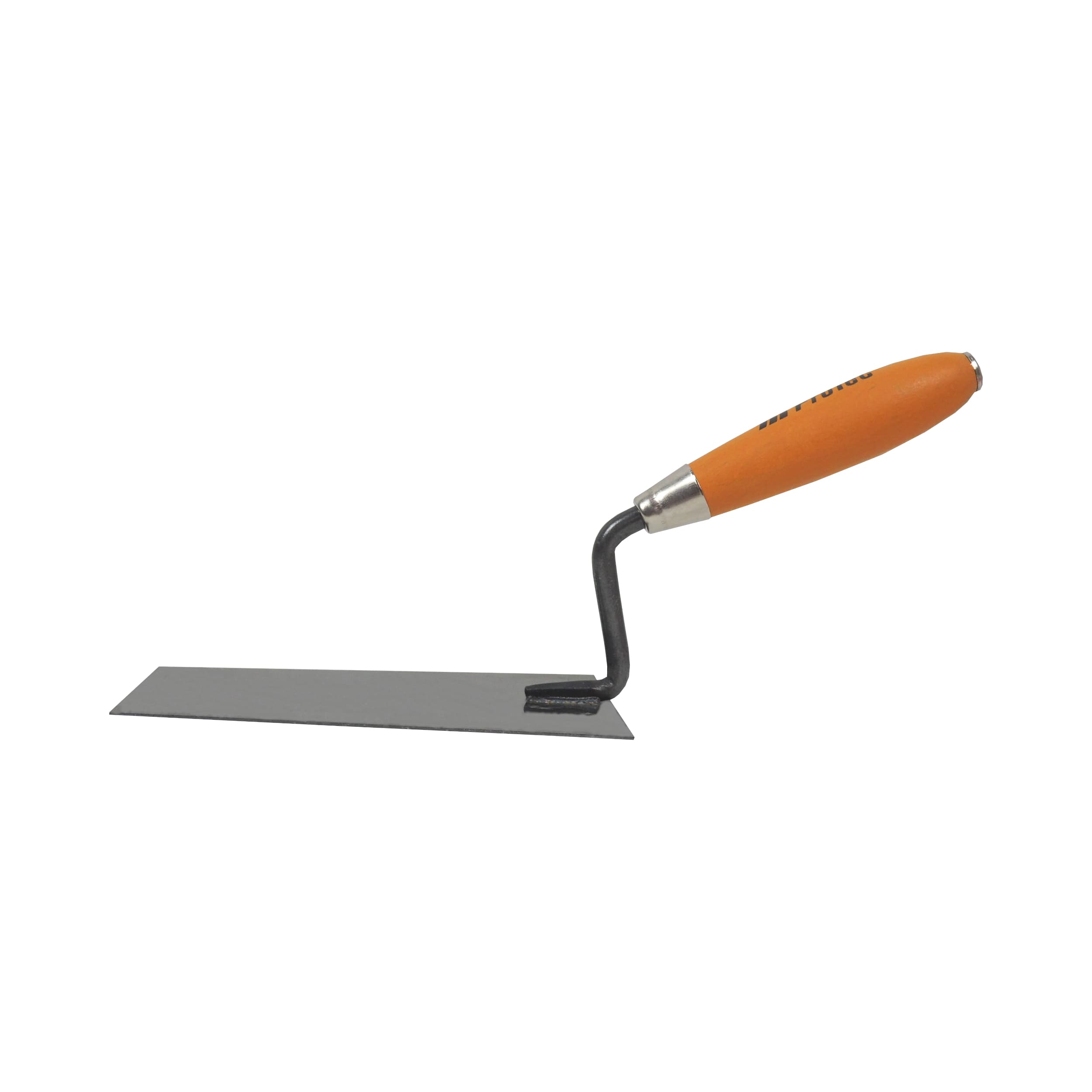ProTec zednická lžíce, ocelová, černá, 180 × 130 mm – Profi - náhled 3