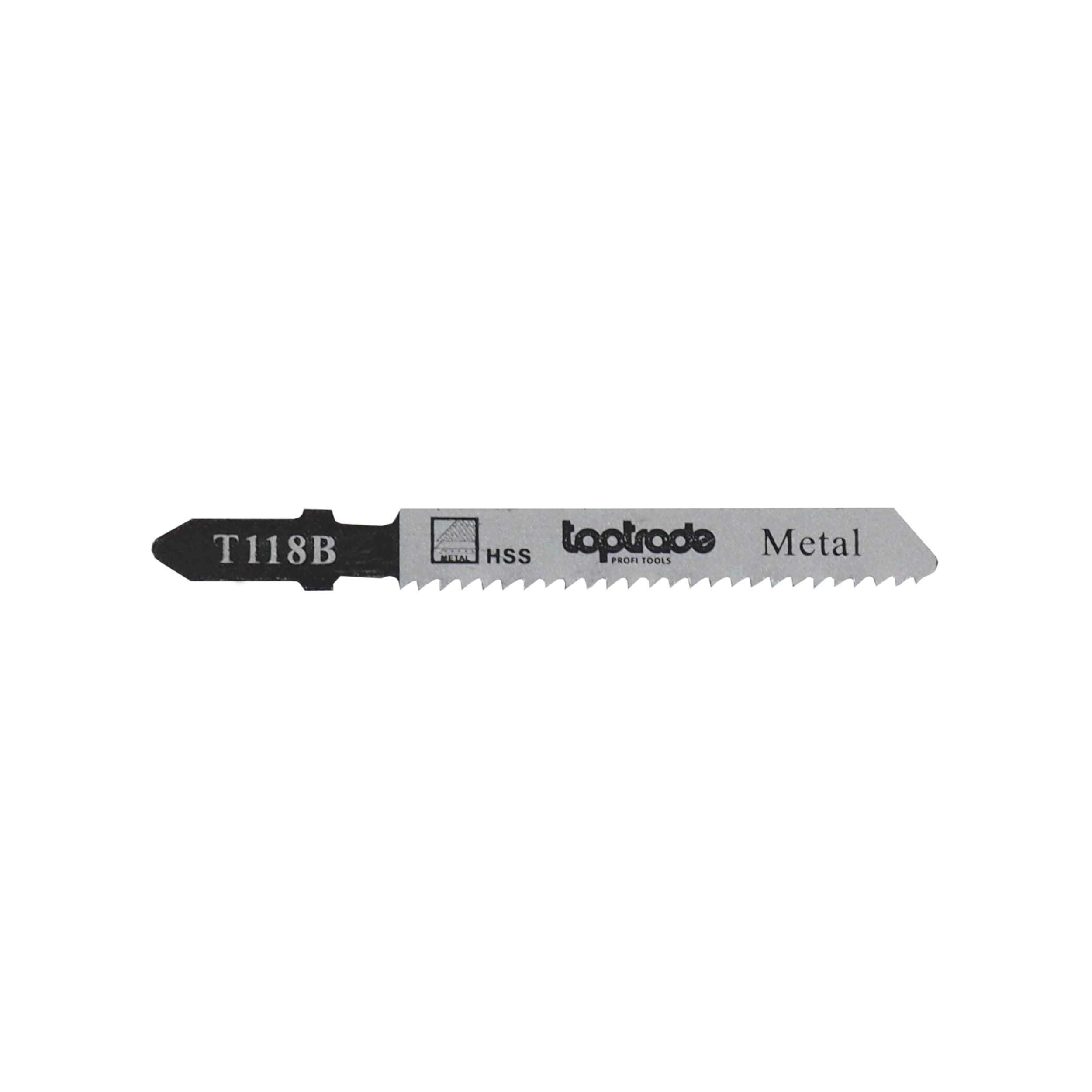 TOPTRADE pilové listy do přímočaré pily T118B 76 mm na kov – 5 ks - náhled 2