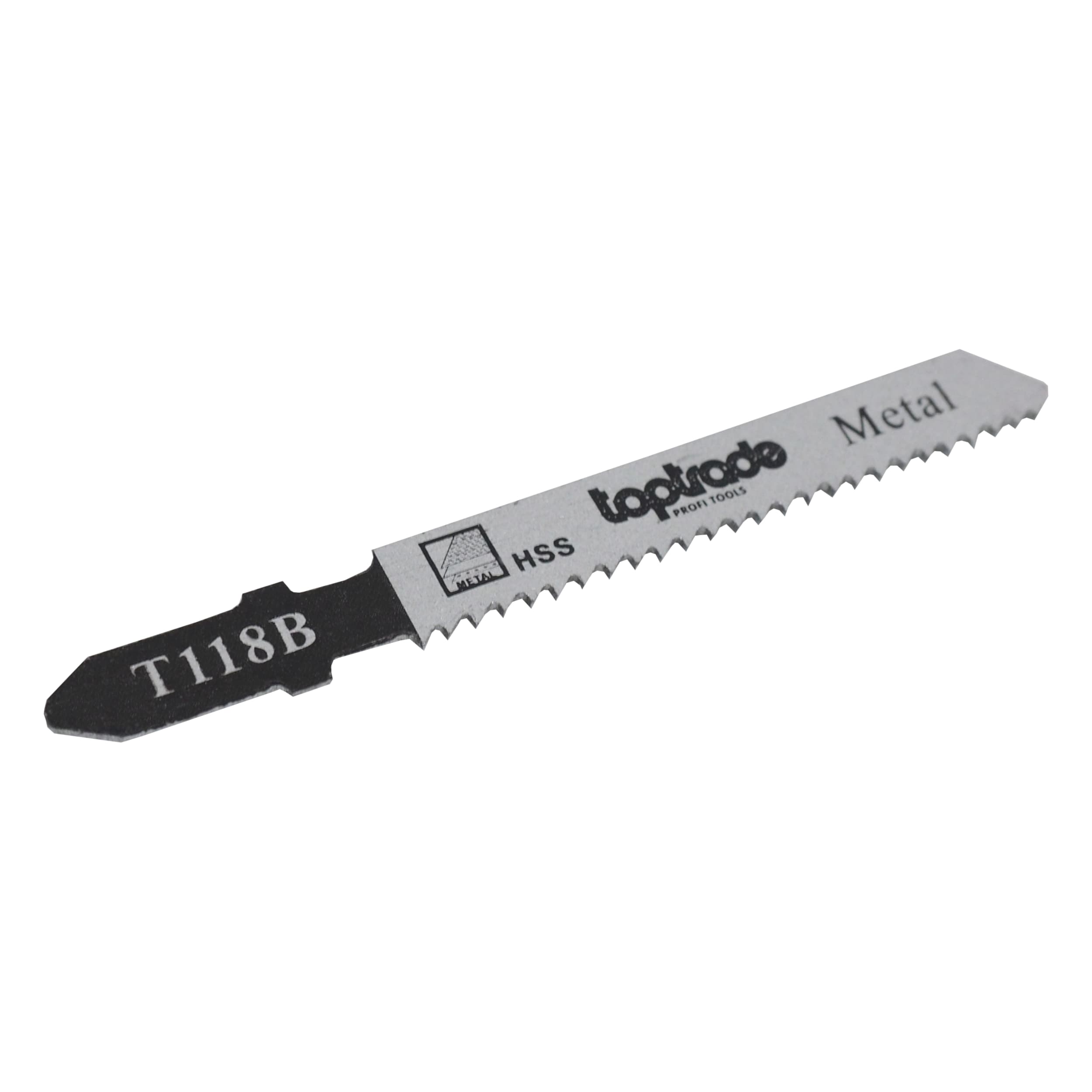 TOPTRADE pilové listy do přímočaré pily T118B 76 mm na kov – 5 ks - náhled 3