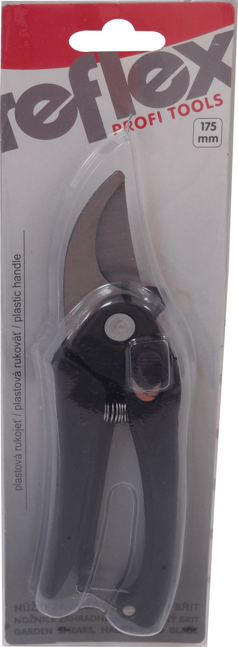 REFLEX zahradnické nůžky 175 mm – půlkulaté (bypass) - náhled 2