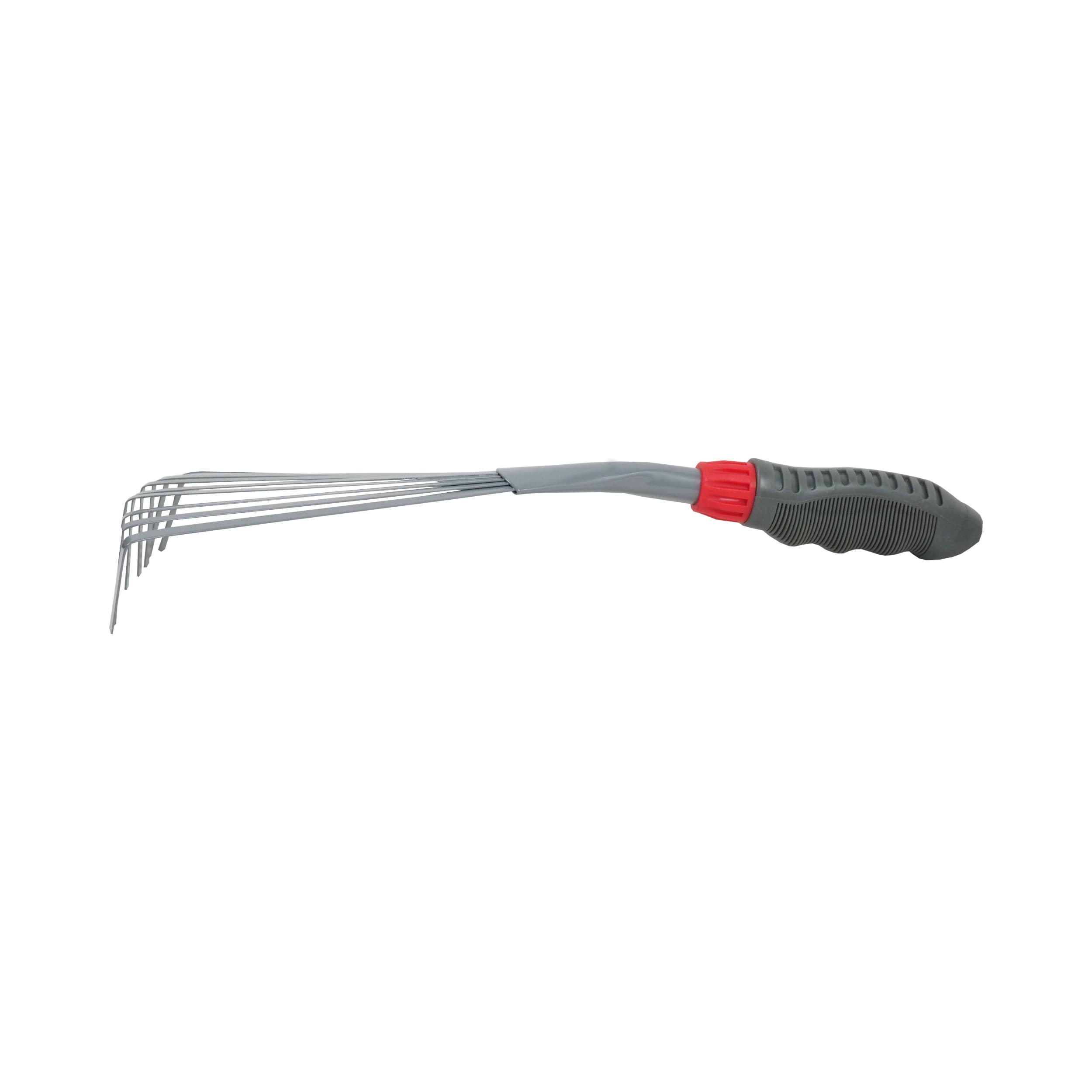 TOPTRADE ruční hrábě na listí – 9 zubů, 37 cm - náhled 3