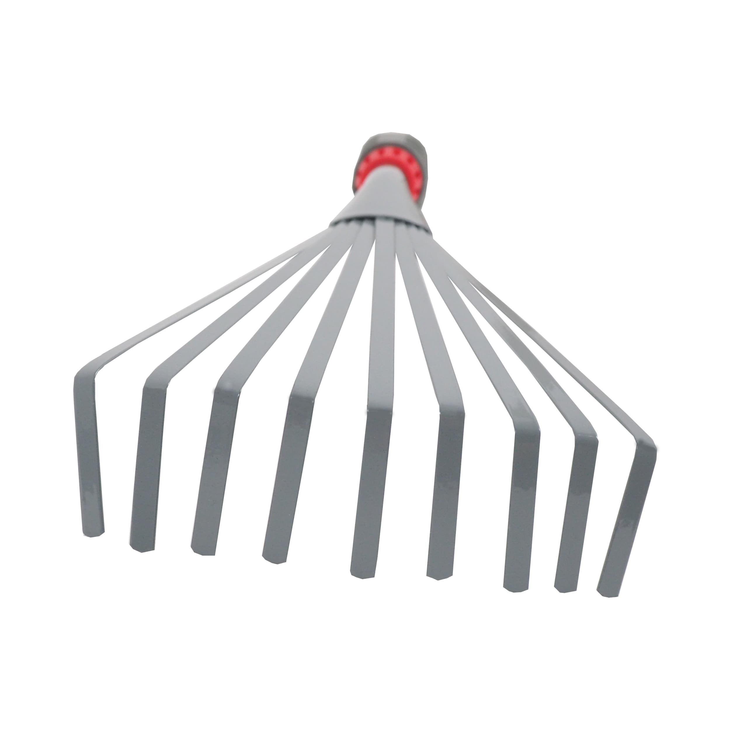 TOPTRADE ruční hrábě na listí – 9 zubů, 37 cm - náhled 5