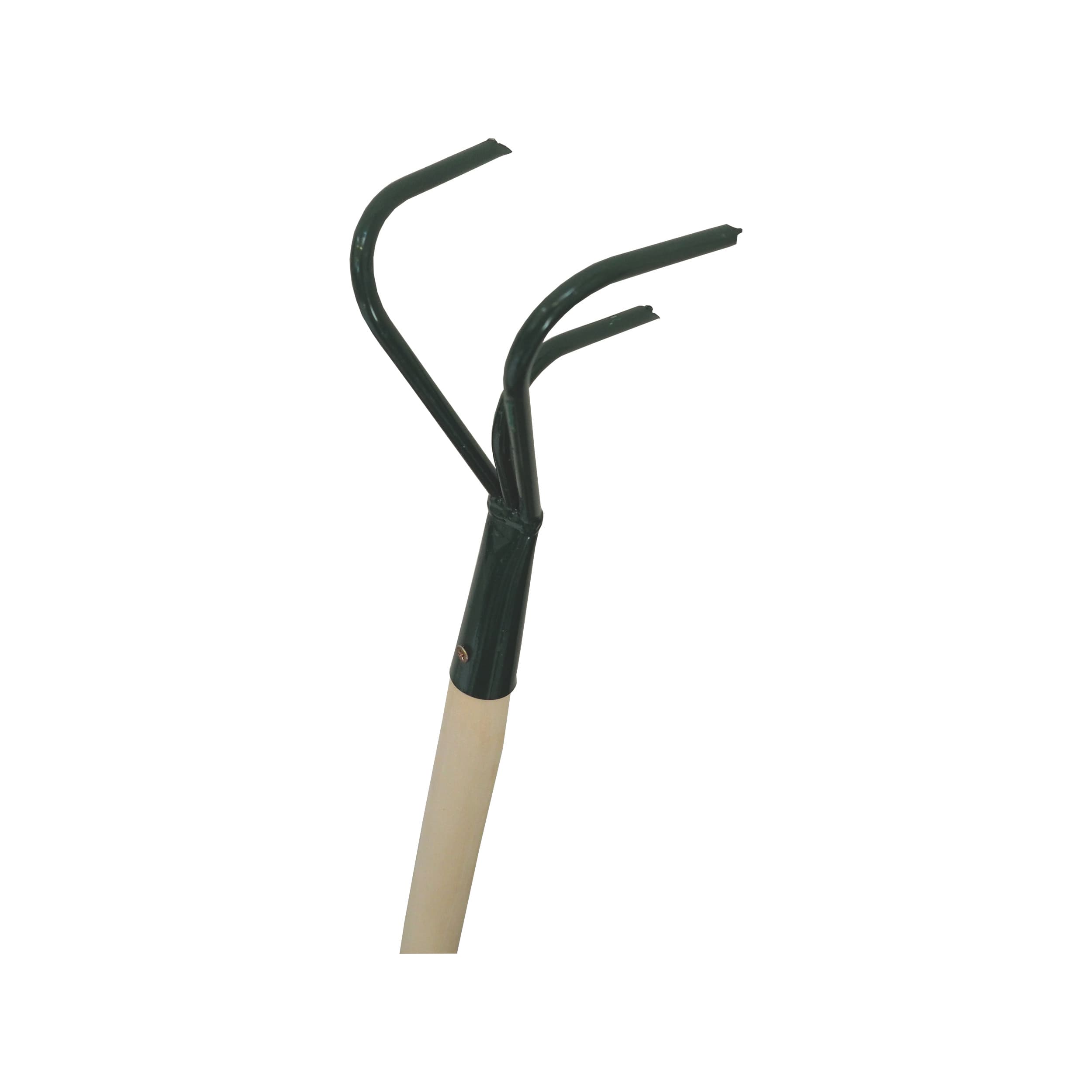 FED motyčka/plečka trojzub, dřevěná násada 25 cm - náhled 3