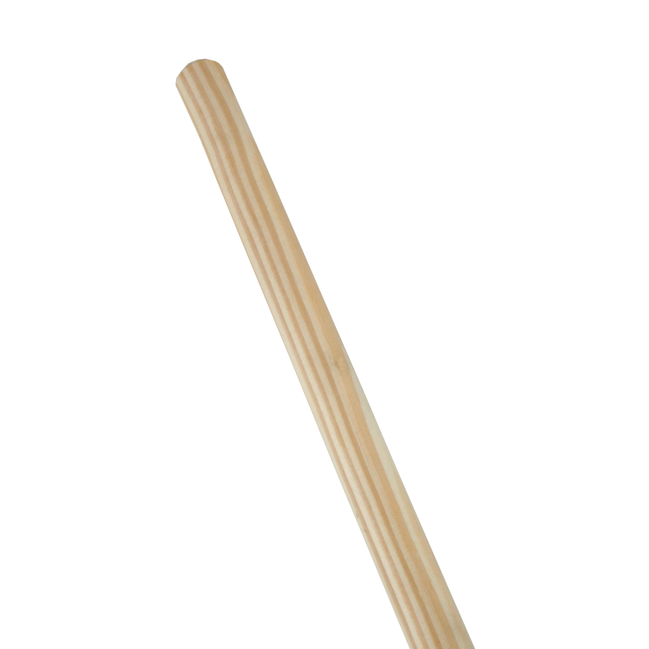 TOPTRADE koště silniční 40×9 cm s dřevěnou násadou 140 cm - náhled 3