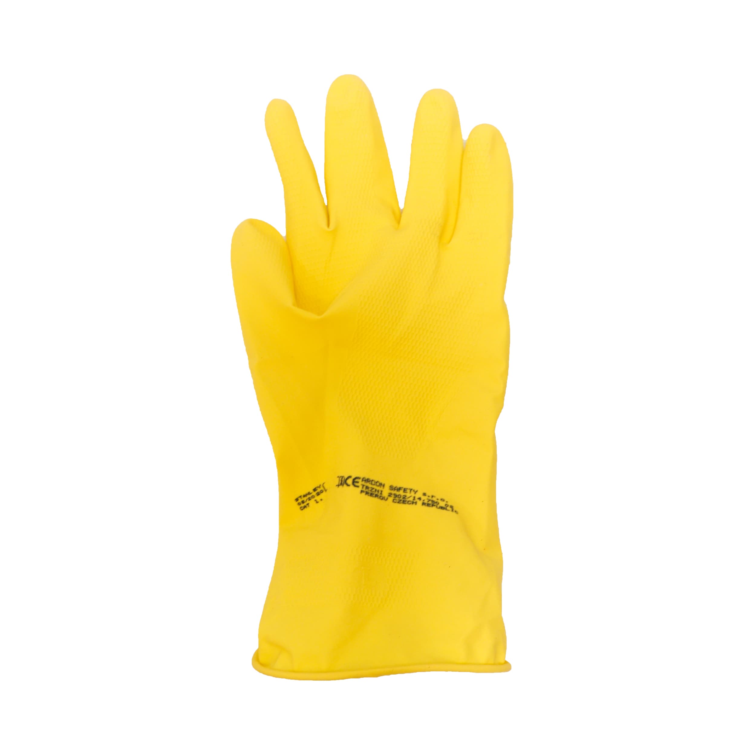 STANLEY pracovní rukavice – latex, protiskluz, vel. 10 (XL), žluté
