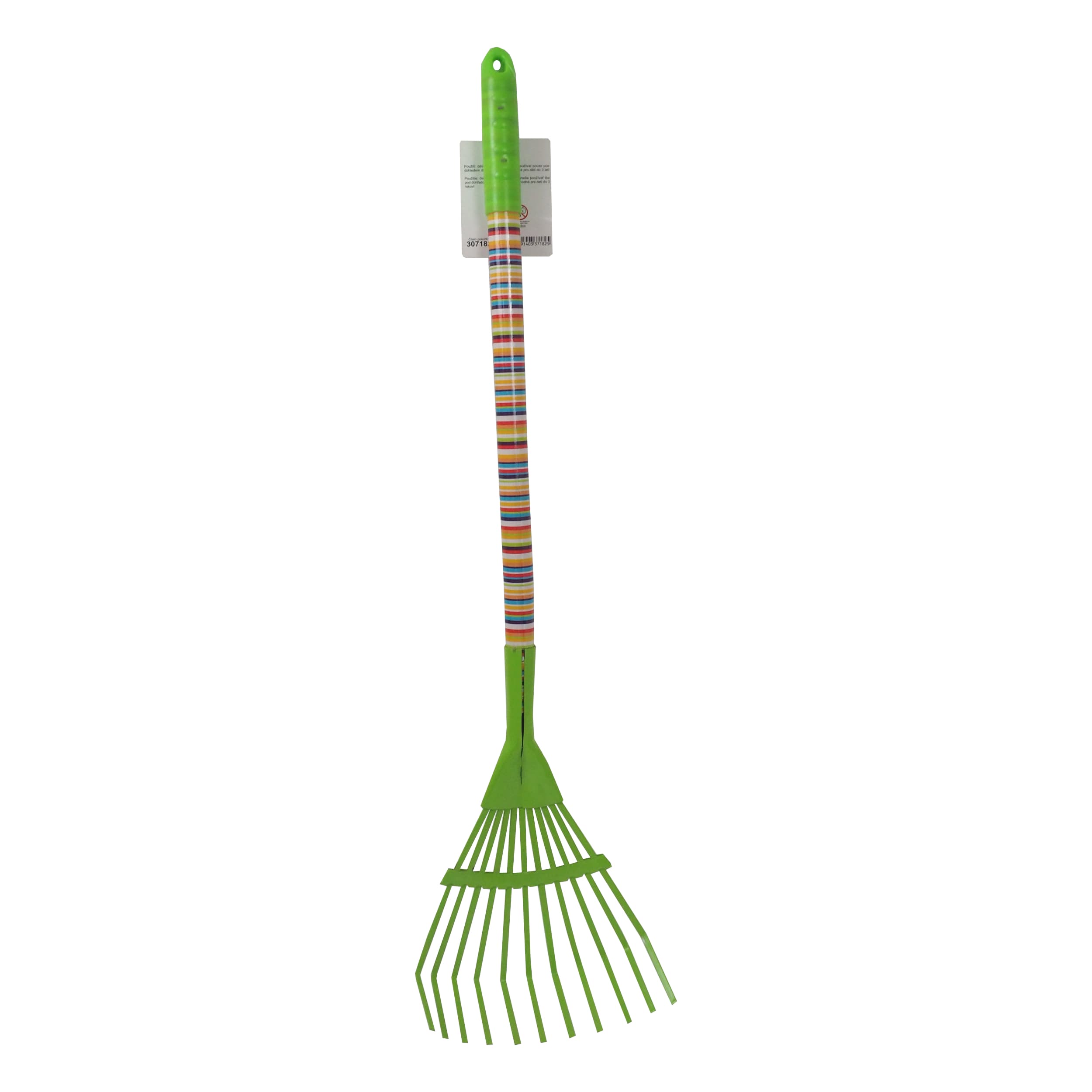 REFLEX dětské hrábě, kovové, 11 lamel, dlouhá násada 74 cm - náhled 3
