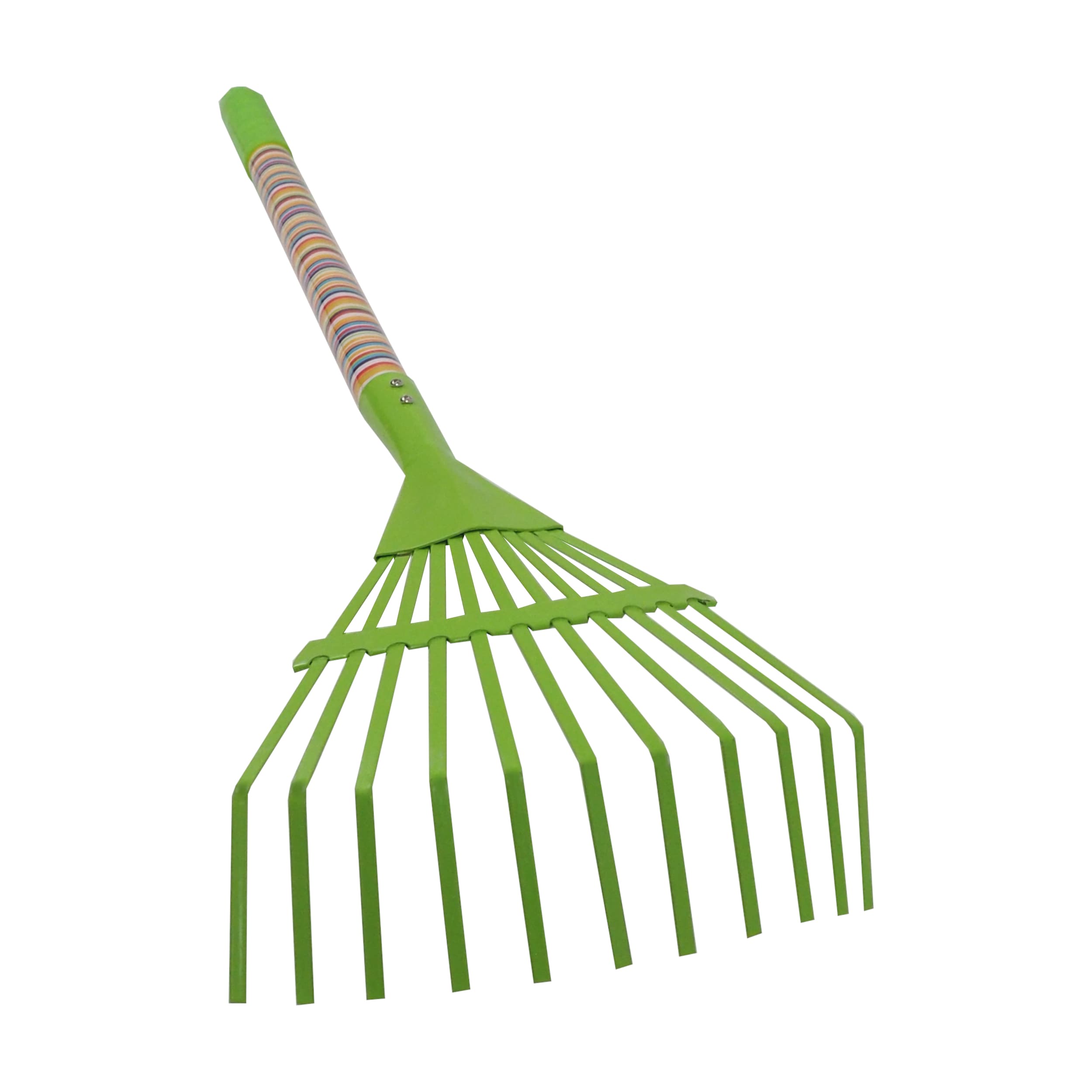 REFLEX dětské hrábě, kovové, 11 lamel, dlouhá násada 74 cm - náhled 4