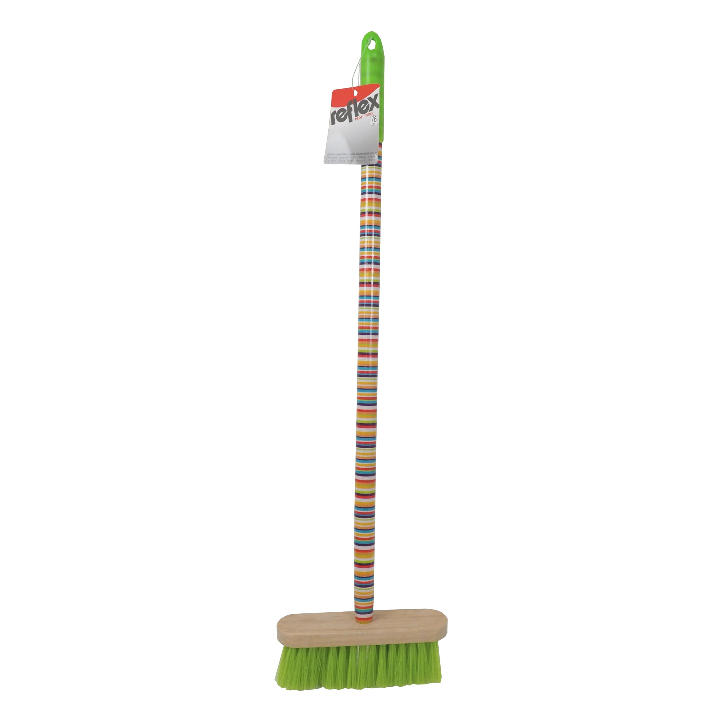 REFLEX dětský zahradní smeták s dlouhou násadou 76 cm - náhled 2