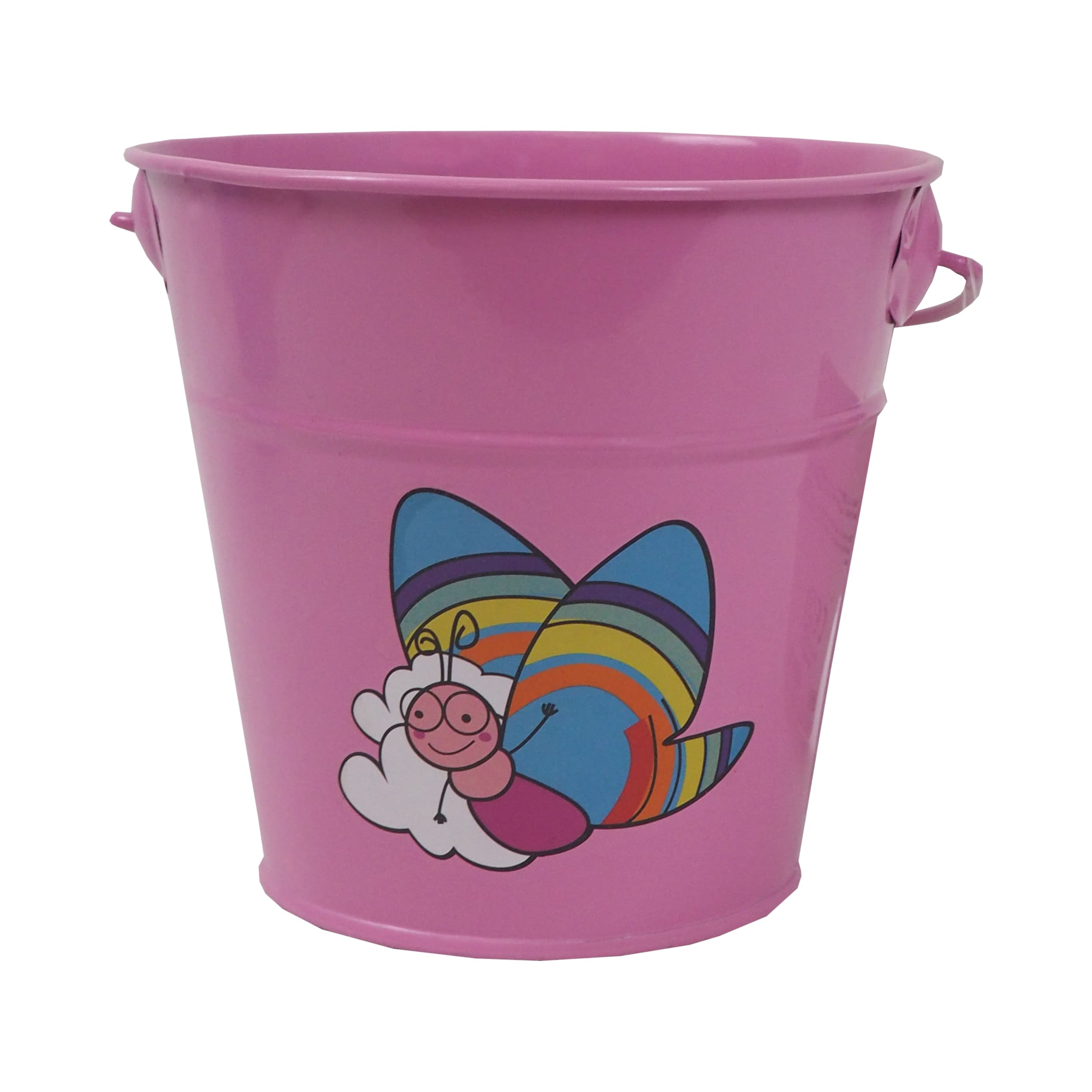 REFLEX dětské zahradní vědro, kovové, růžové, 1,2 l - náhled 4