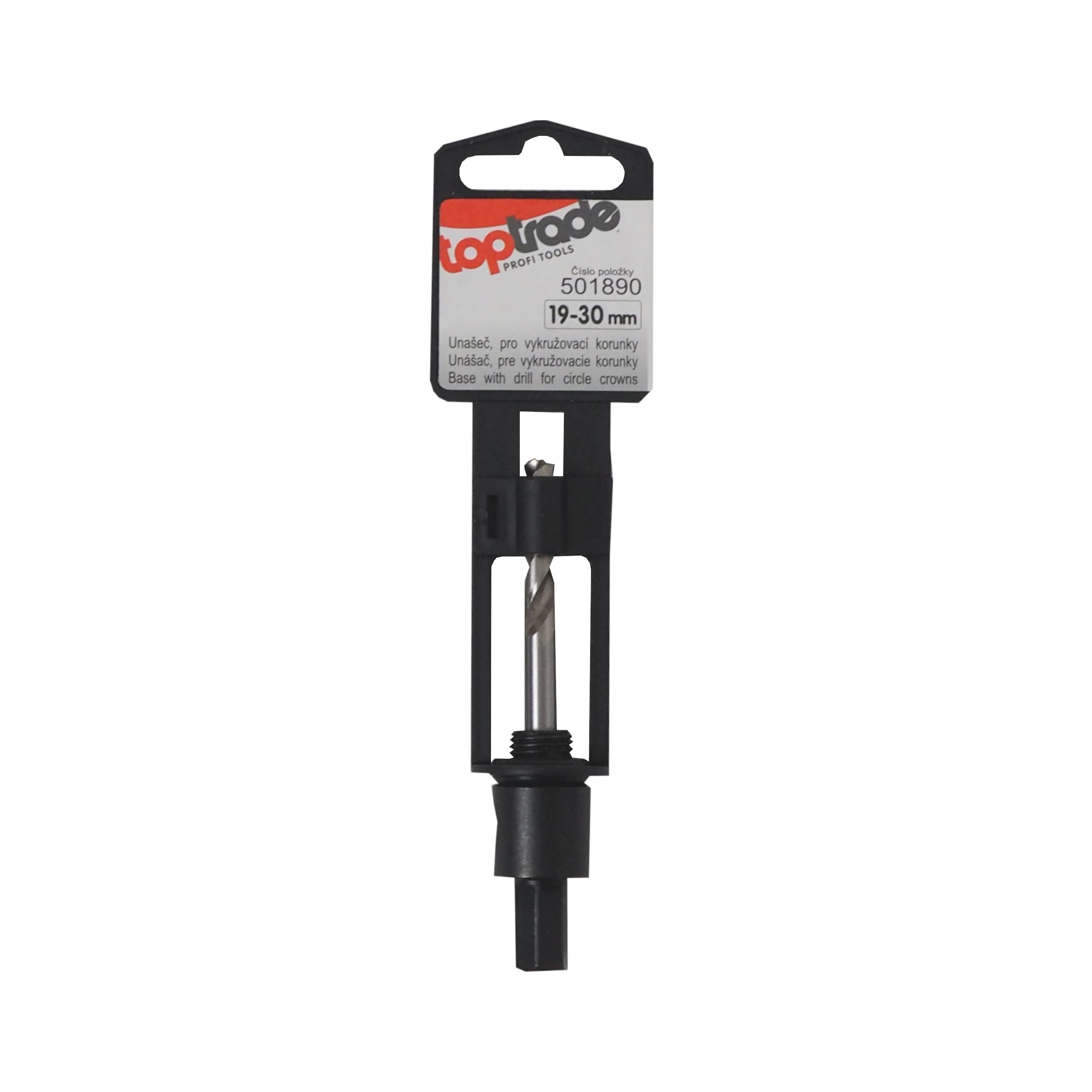 TOPTRADE unašeč pro vykružovací korunky BiMetal 19–30 mm - náhled 2