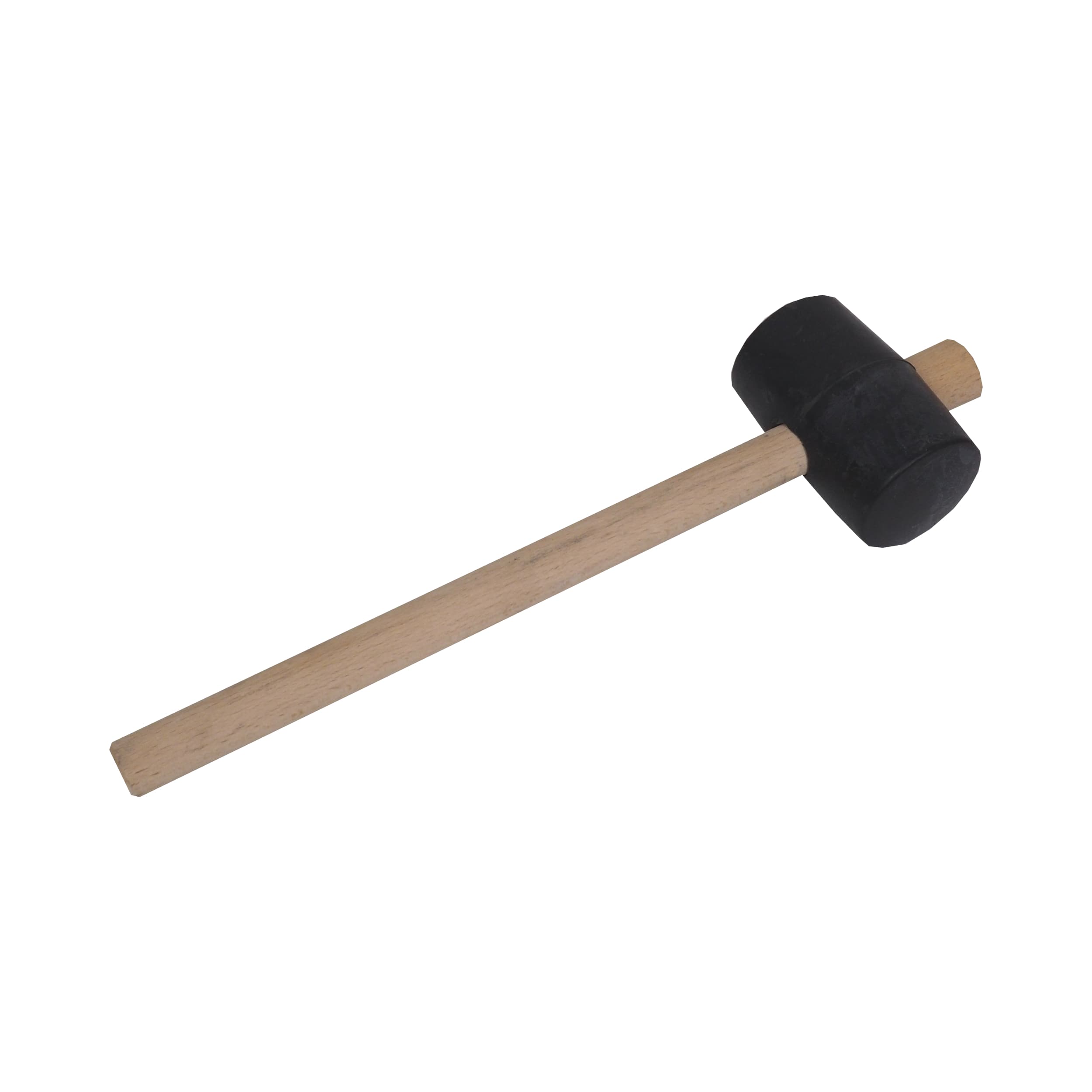 TOPTRADE gumová palice, černá, buková násada, Ø 45 mm, 260 g - náhled 2