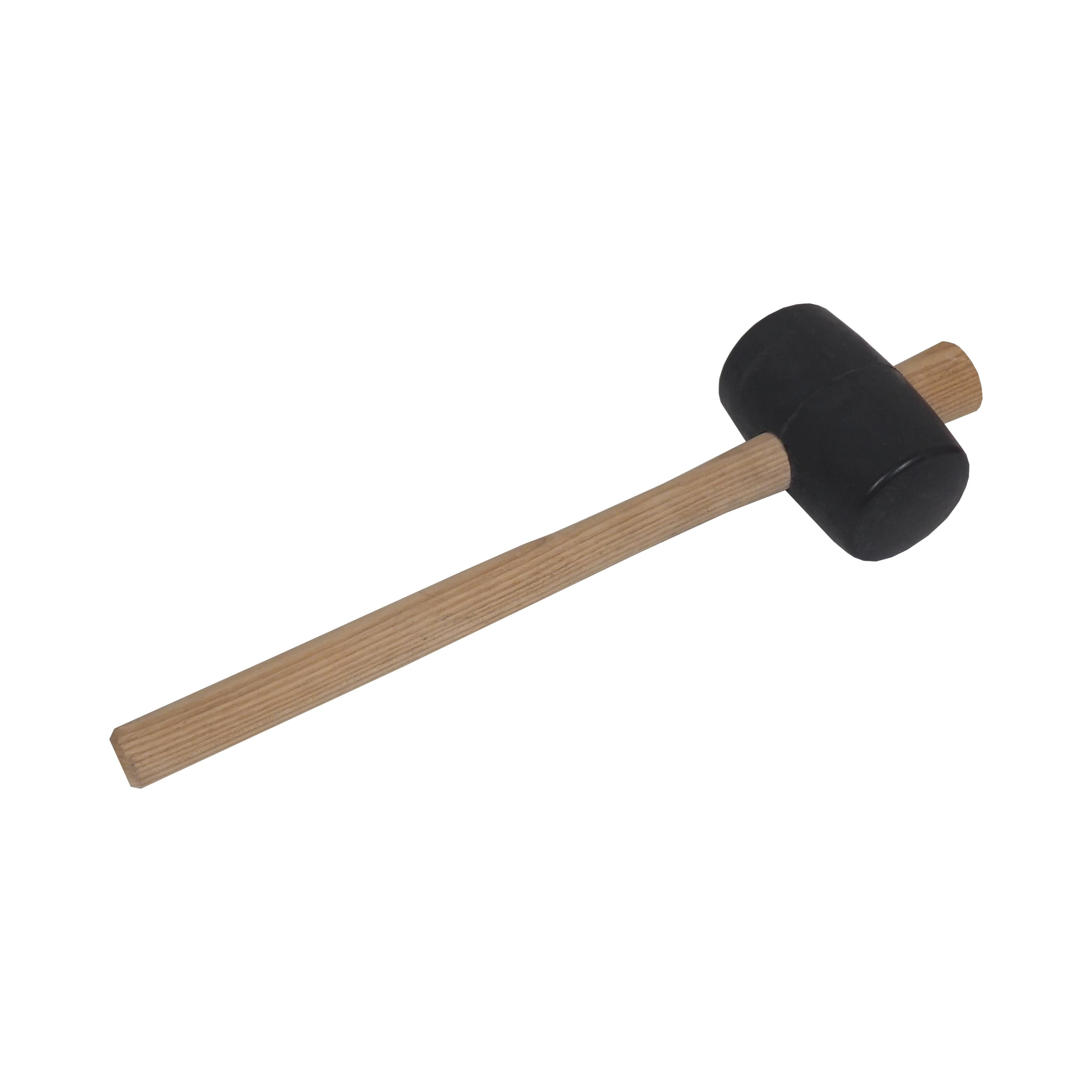 TOPTRADE gumová palice 1,1 kg, Ø 90 mm, černá, buková násada - náhled 2