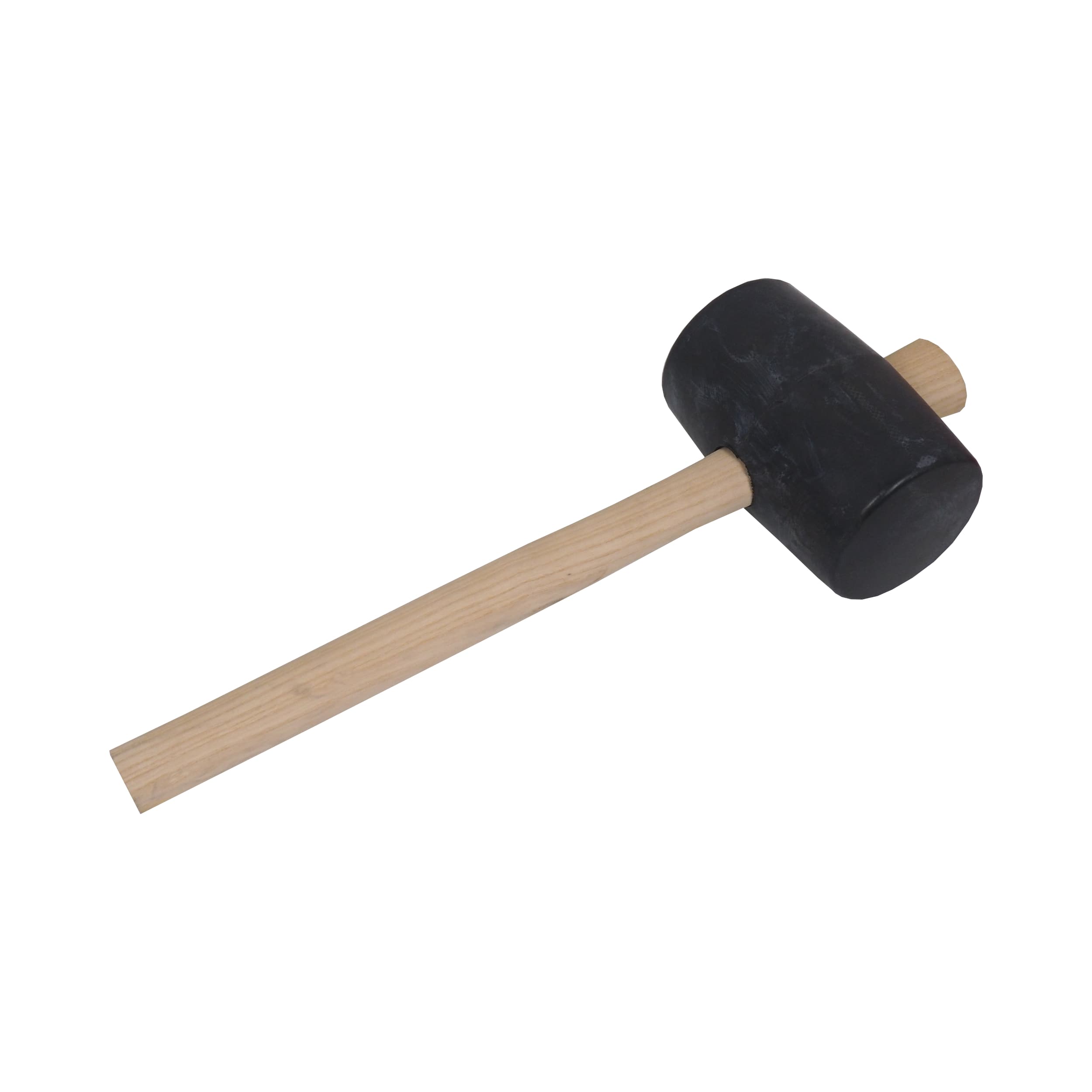 TOPTRADE gumová palice 55 mm, 510 g – černá, buková násada - náhled 2