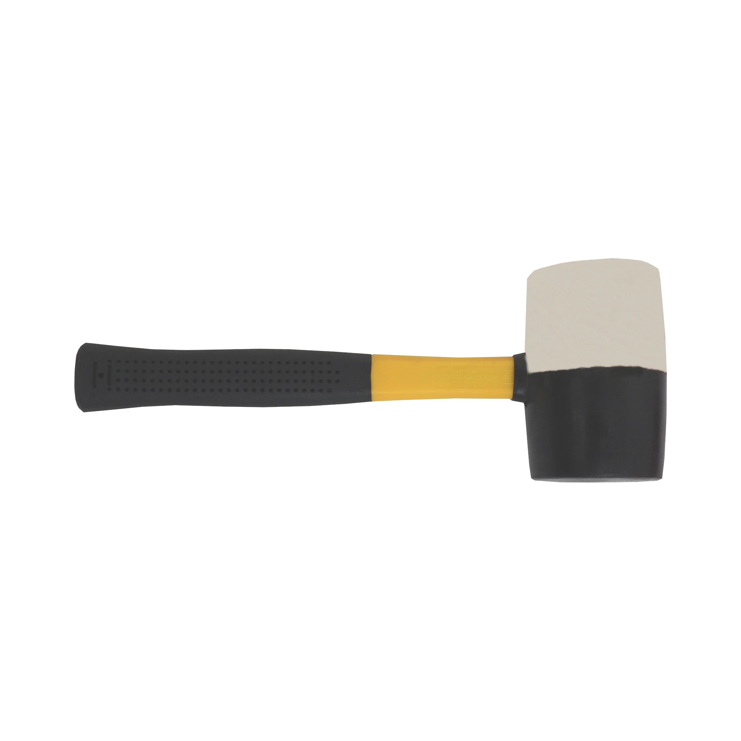 TOPTRADE gumová palice 680 g, Ø 65 mm, sklolaminátová násada, černá/bílá - náhled 4