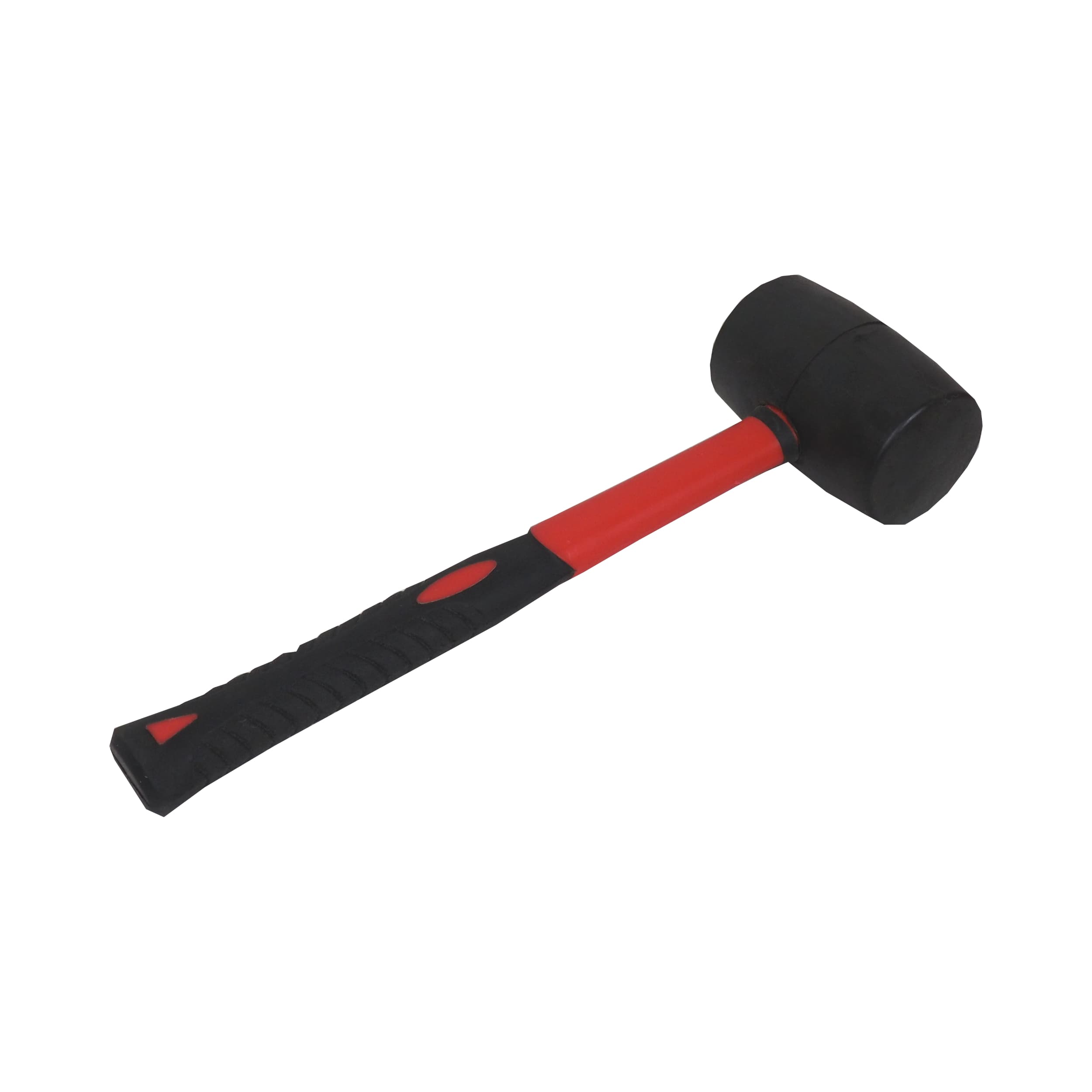 TOPTRADE palice gumová, černá, sklolaminátová násada, Ø70 mm / 900 g - náhled 2