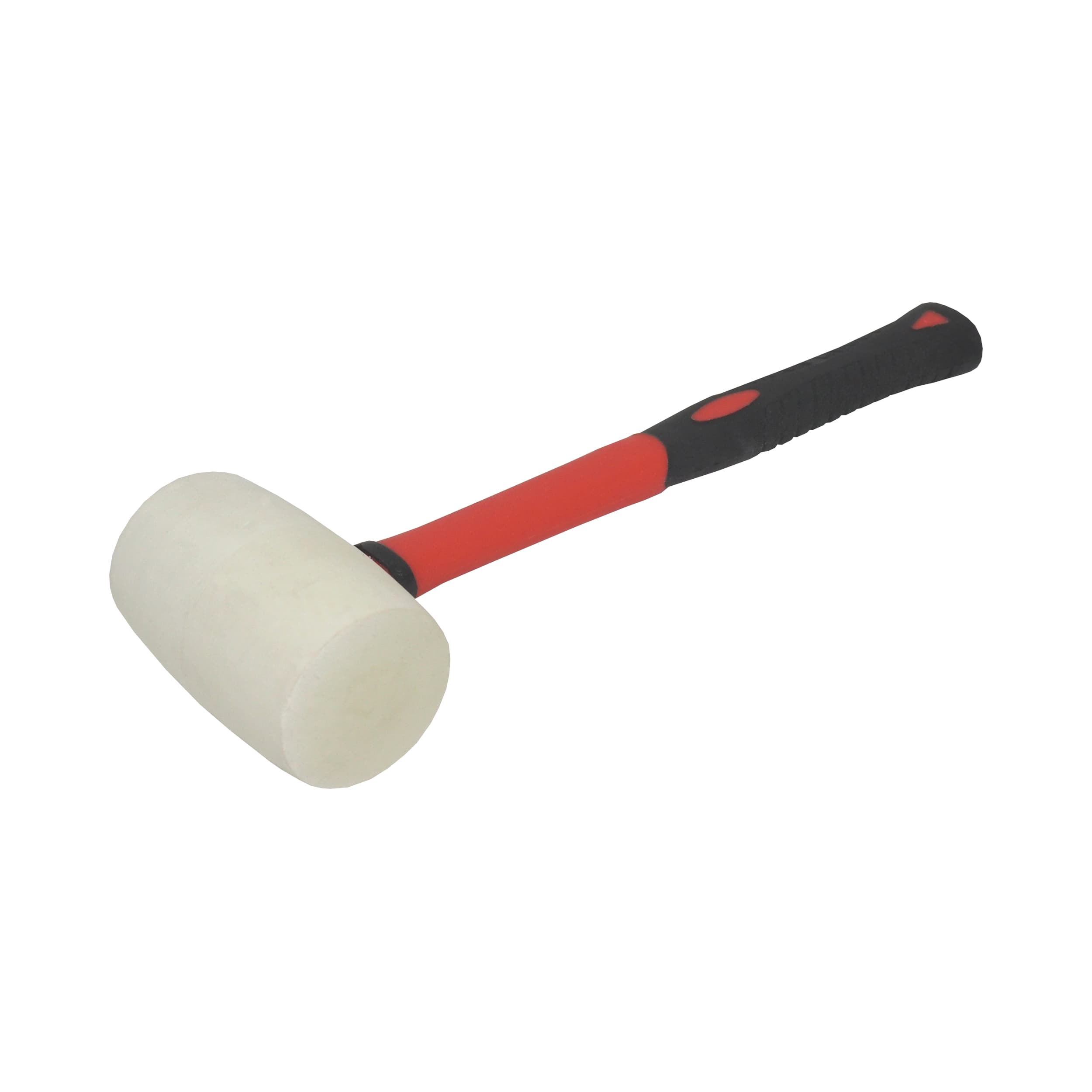 TOPTRADE bílá gumová palice 900 g, Ø 70 mm, sklolaminátová násada - náhled 5