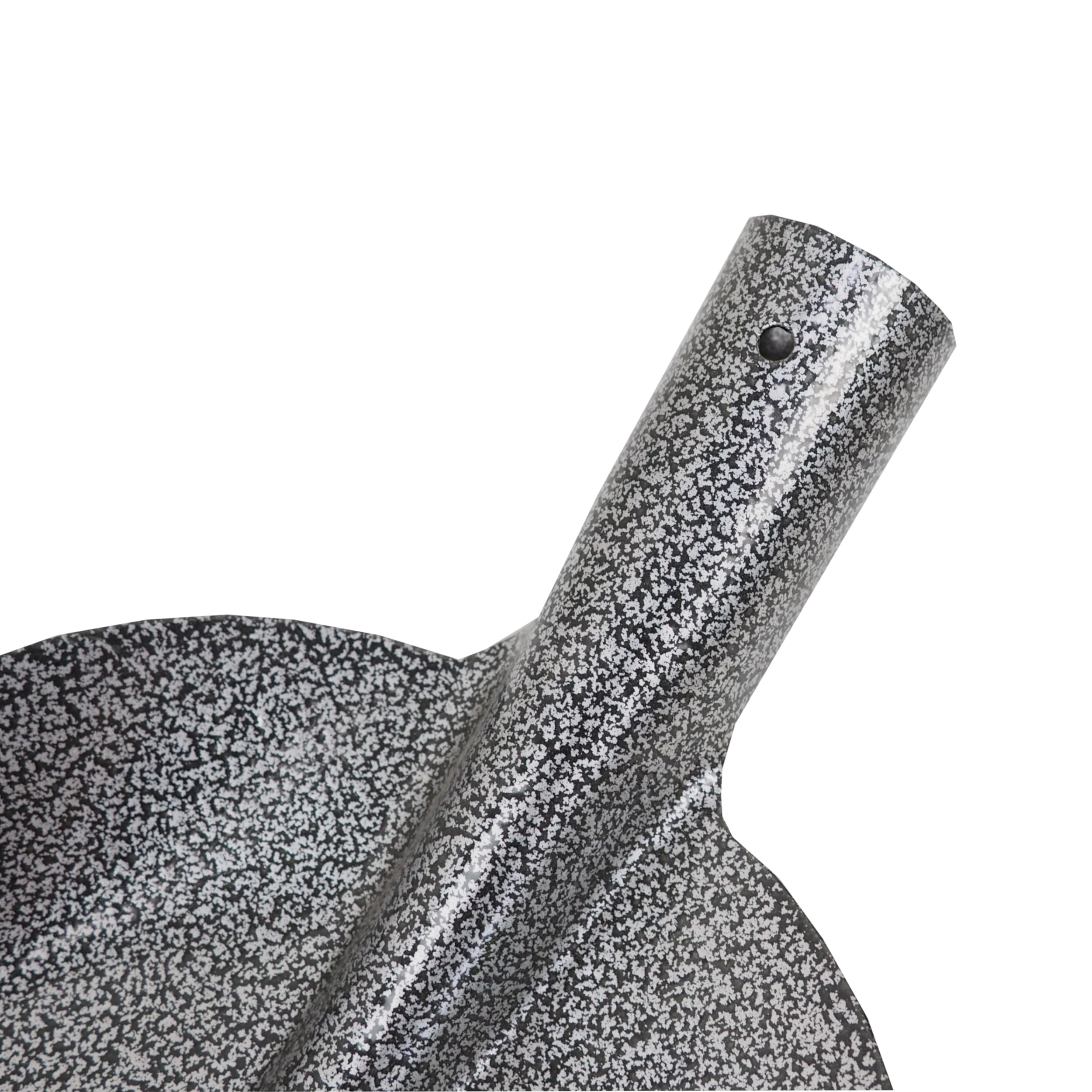 TOPTRADE ocelová lopata úzká 270×190 mm – kladívkový lak - náhled 5
