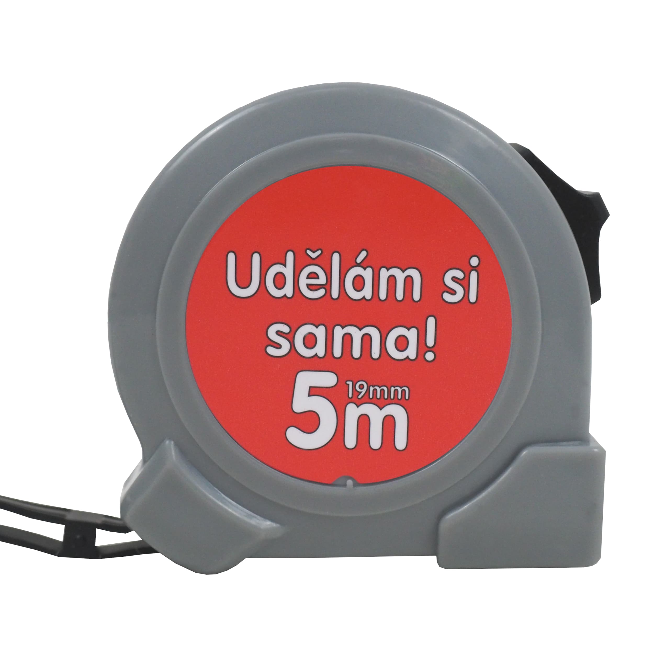 TOPTRADE svinovací metr 5 m × 19 mm, jednobrzdový