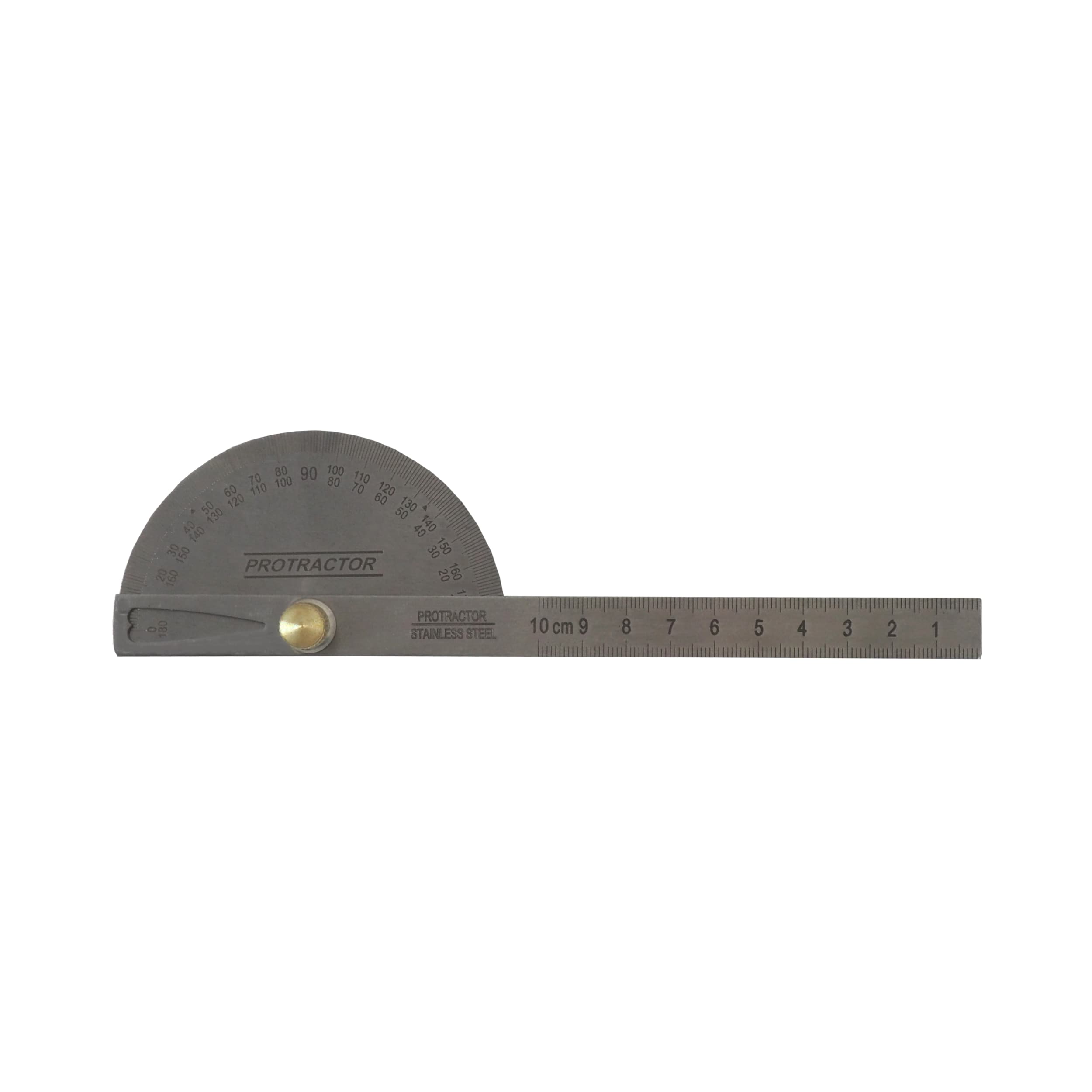 TOPTRADE úhloměr obloukový nerezový 90 × 150 mm - náhled 2