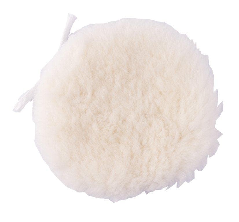 TOPTRADE lešticí disk Ø 125 mm, suchý zip, umělé vlákno