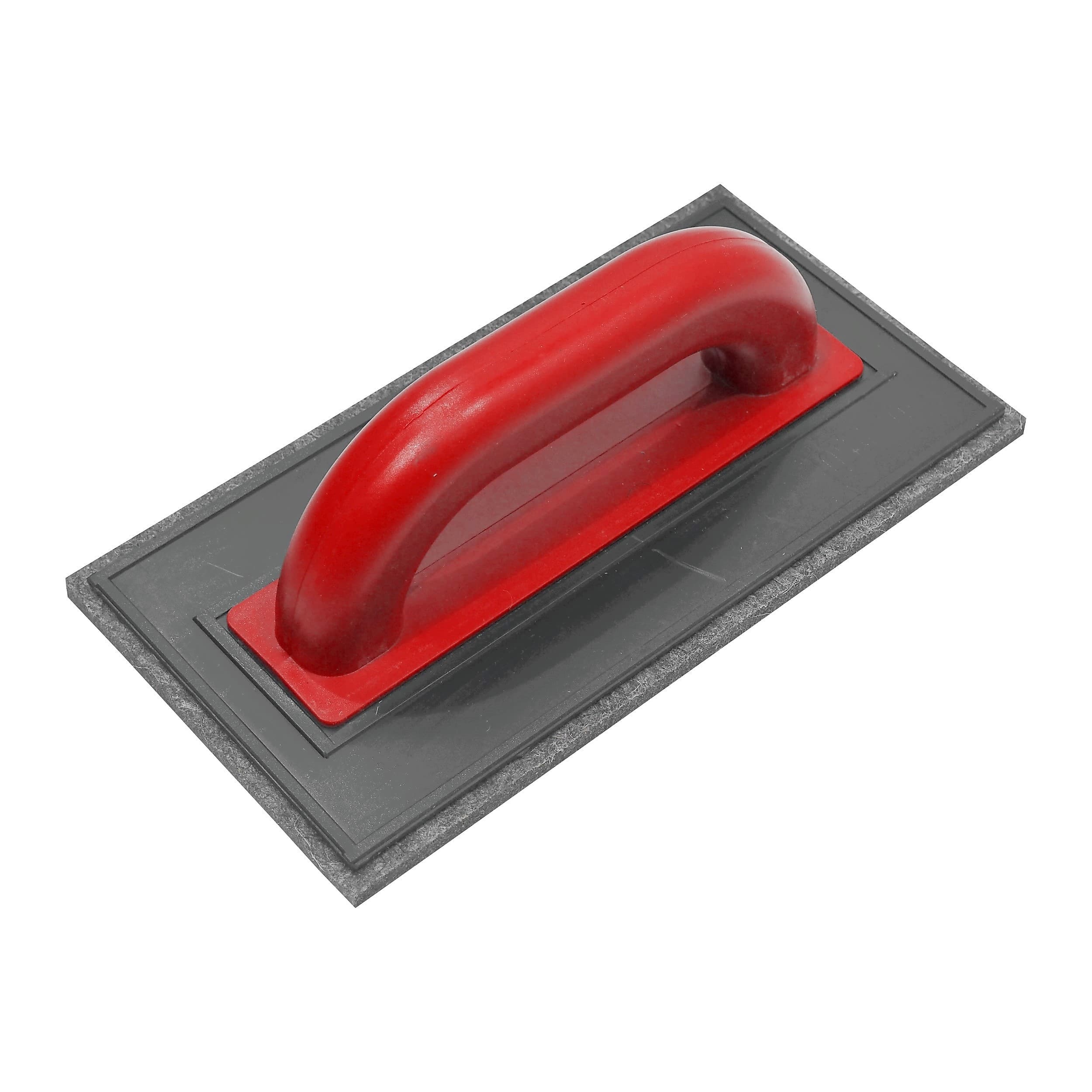TOPTRADE hladítko ABS s hnědou plstí 250 × 130 × 10 mm