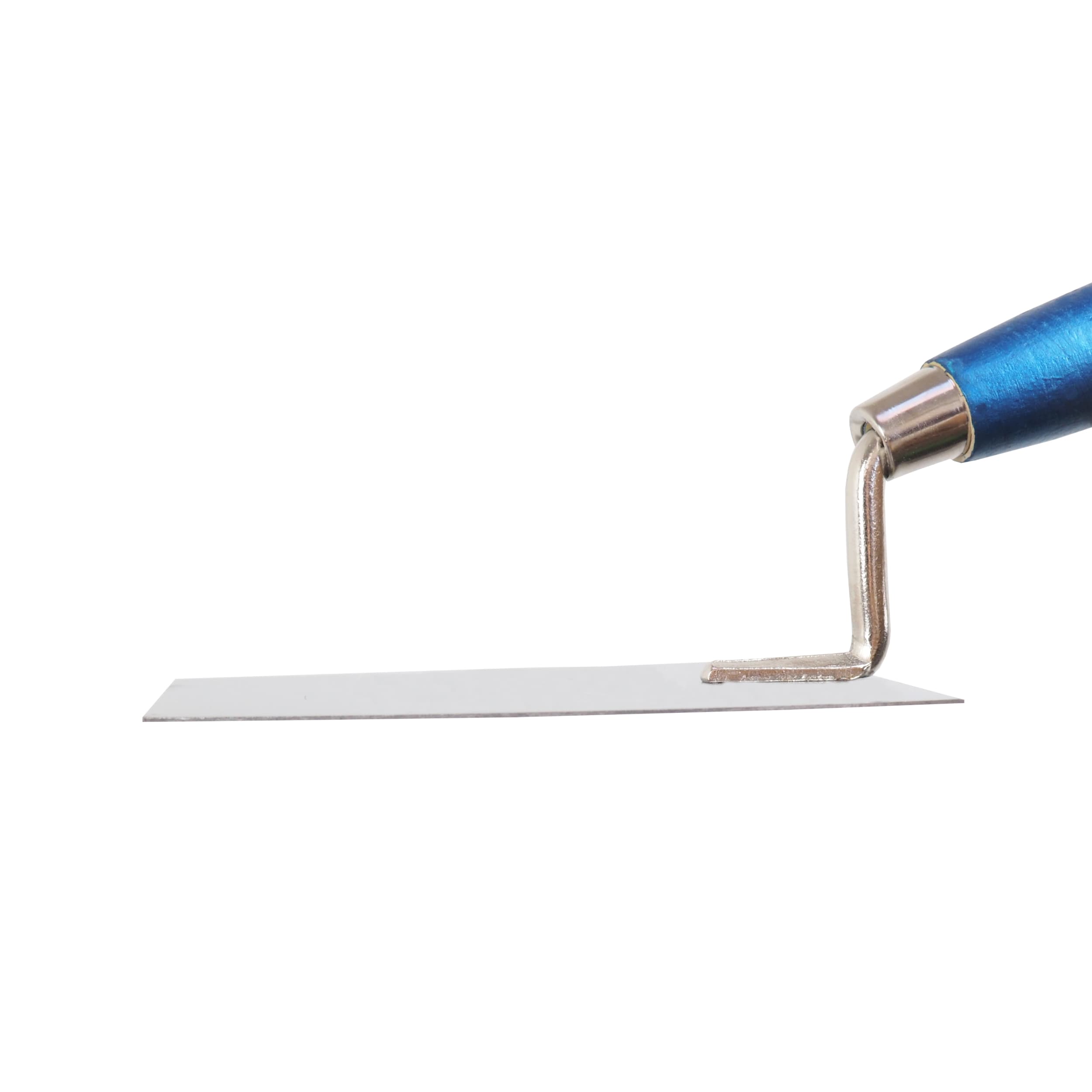 TOPTRADE zednická lžíce 140 × 82 mm, nerez, dřevěná rukojeť - náhled 5